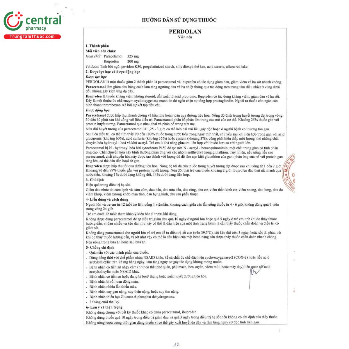 thuoc perdolan 6 Q6045 thuoc perdolan 6 Q6045