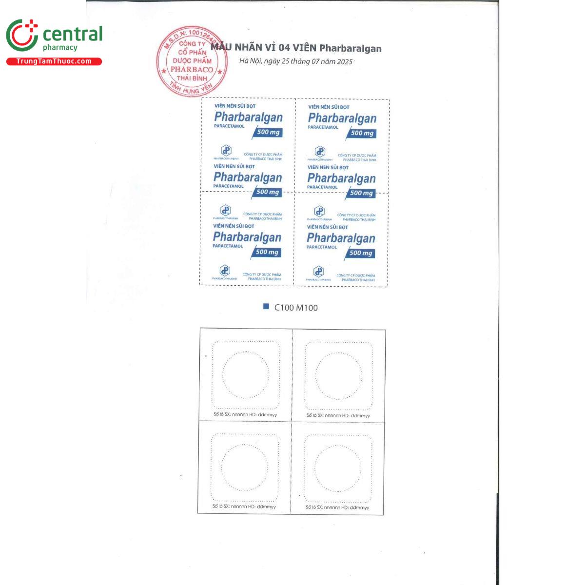 thuoc pharbaralgan 500mg 4 I3242 thuoc pharbaralgan 500mg 4 I3242
