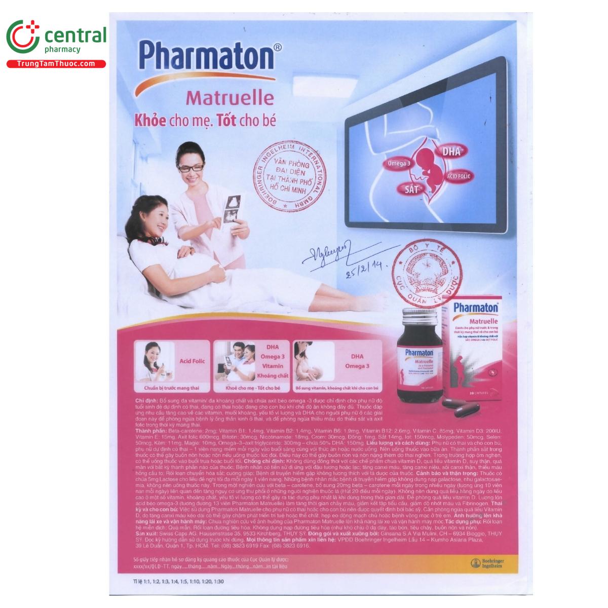 thuoc pharmaton matruelle hop 30 vien 4 T7228