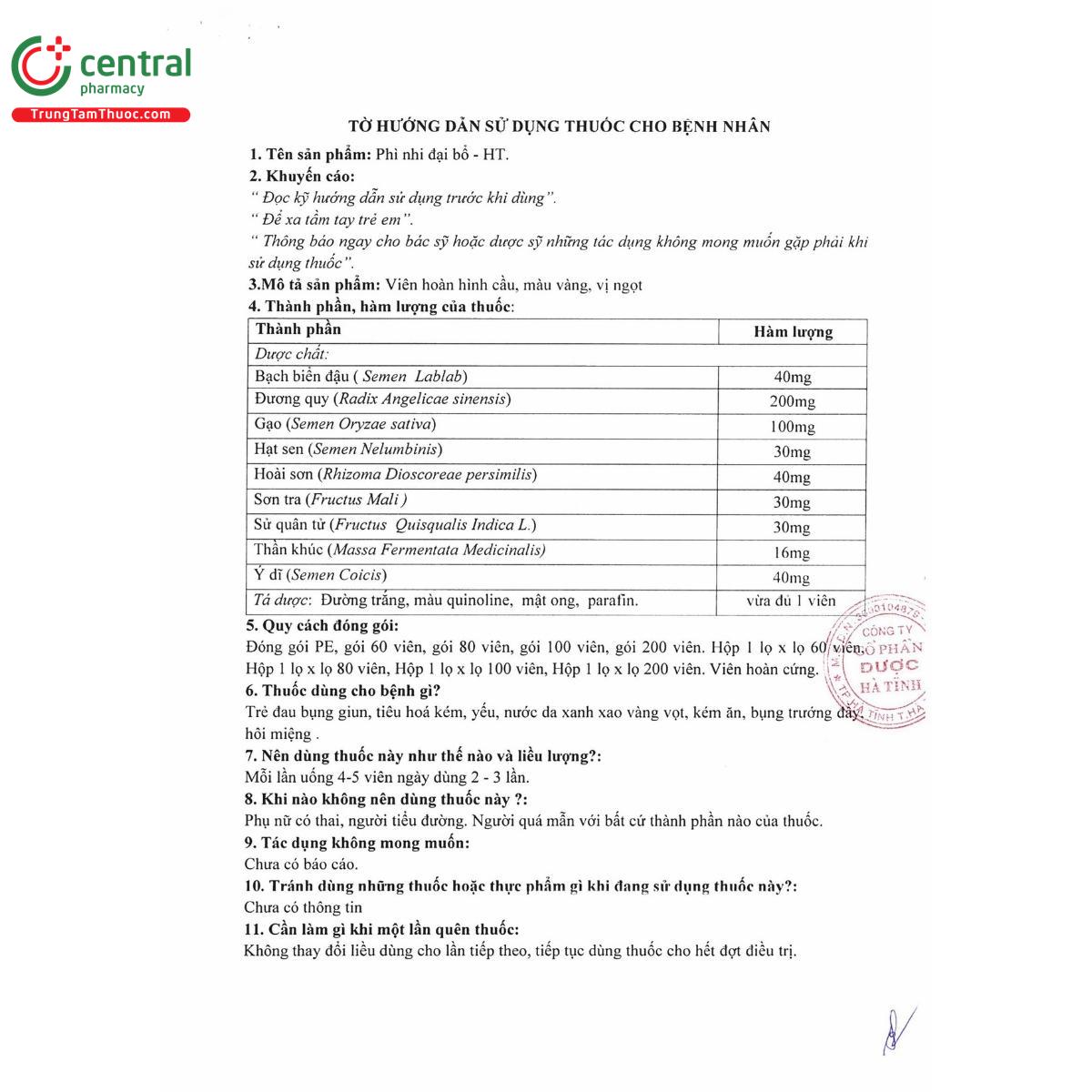 thuoc phi nhi dai bo ht vien hoan cung 8 M5457