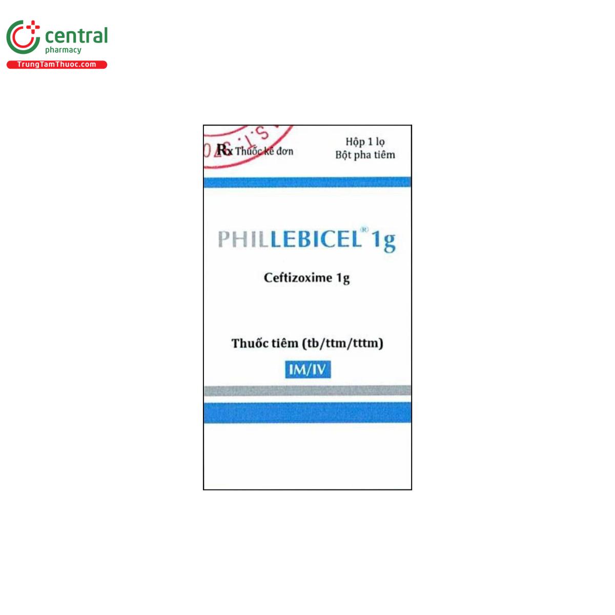 thuoc phillebicel 1g 1 G2332