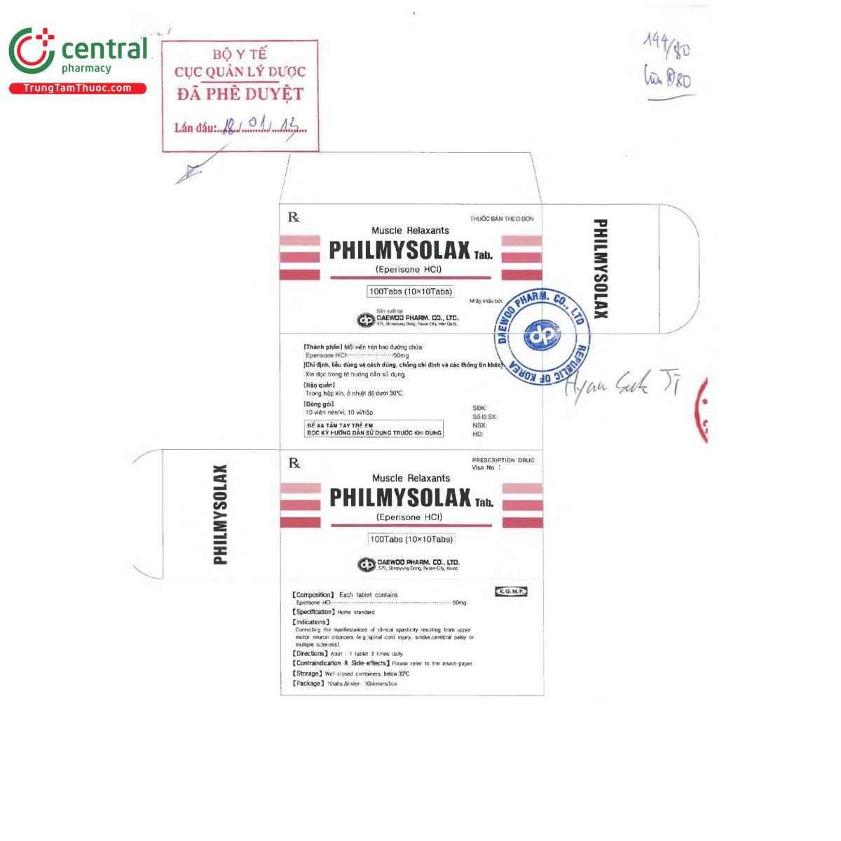 thuoc philmysolax 50mg 2 S7522 thuoc philmysolax 50mg 2 S7522