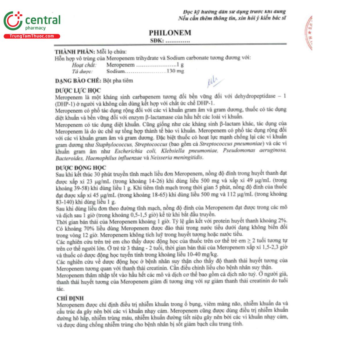 thuoc philonem 1g 5 O5156 thuoc philonem 1g 5 O5156