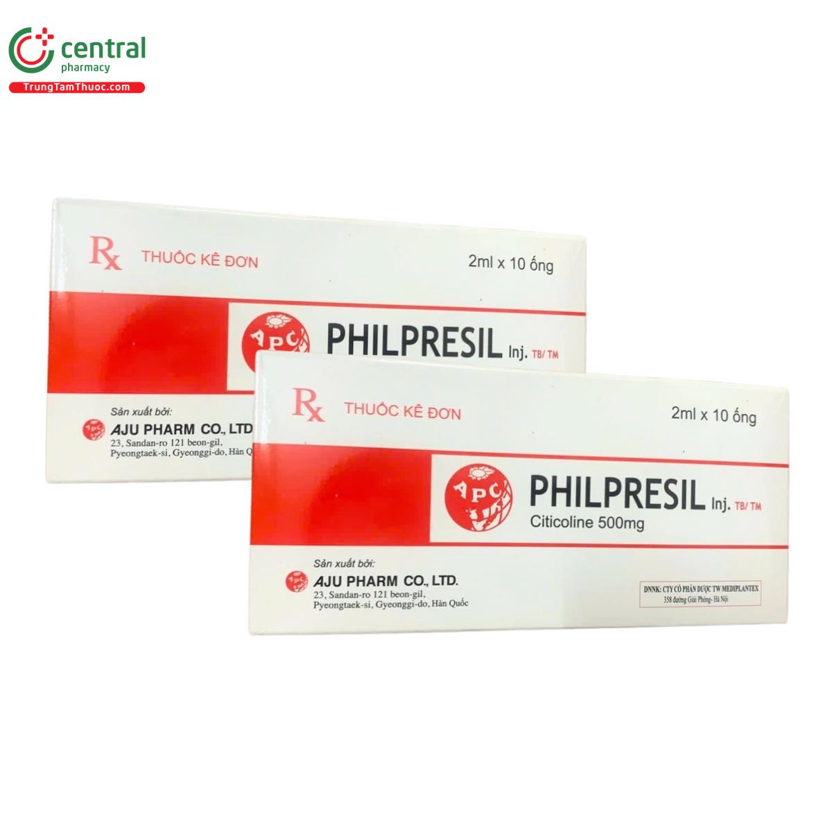 thuoc philpresil inj 500mg 2ml D1114