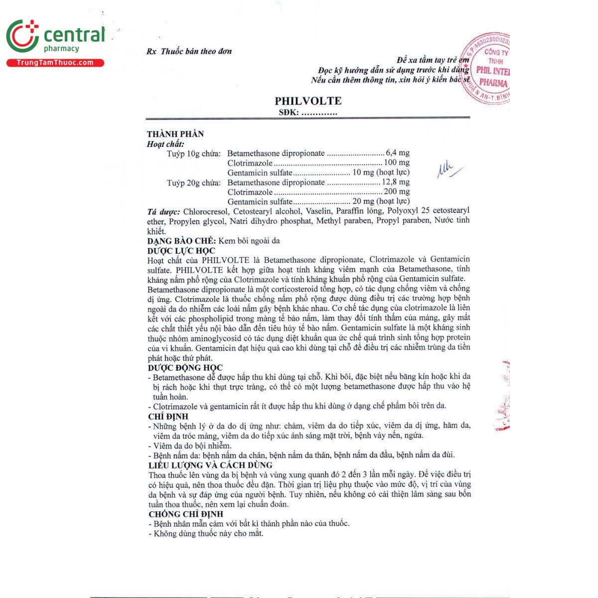 thuoc philvolte cream 4 U8275