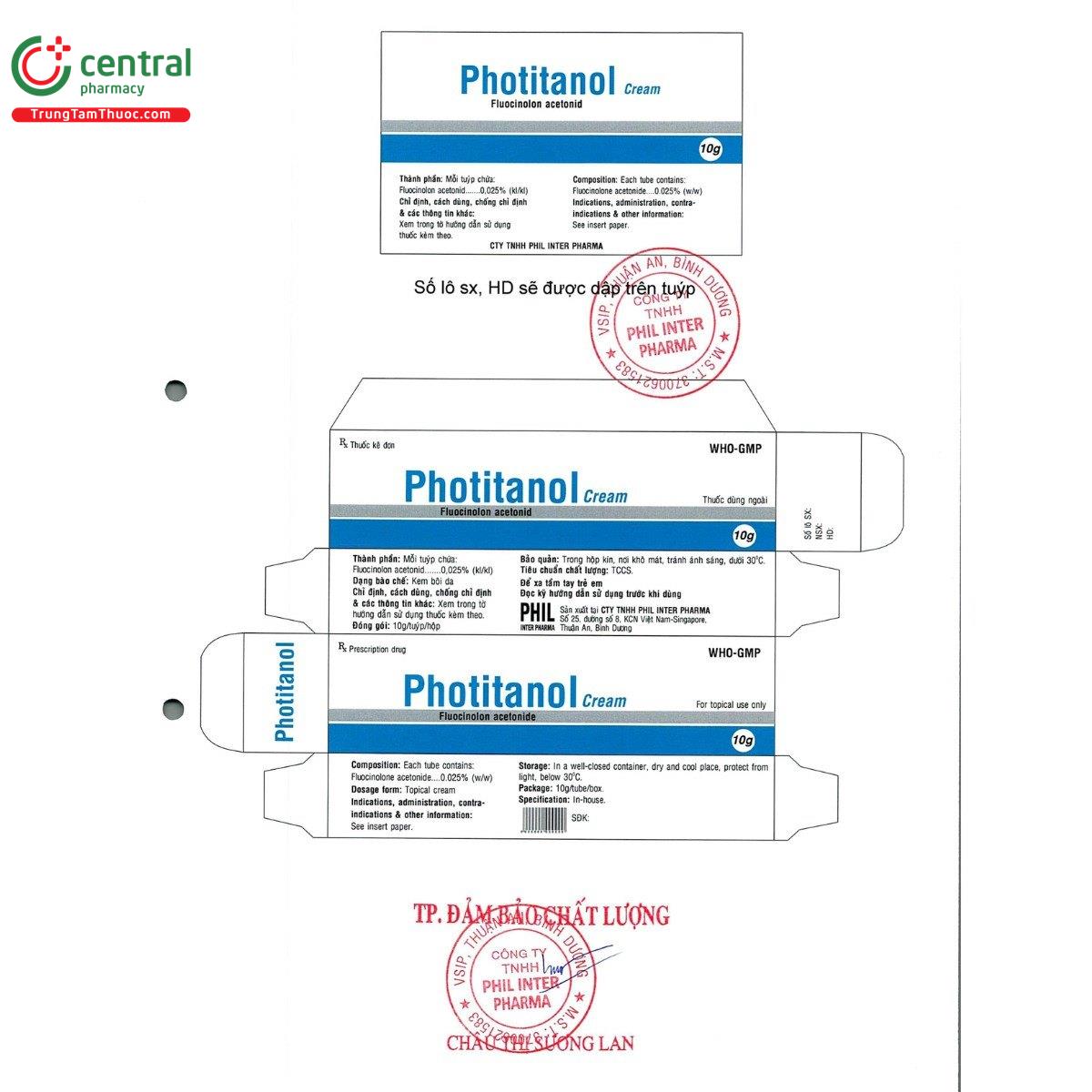 thuoc photitanol cream 0025 8 M5263