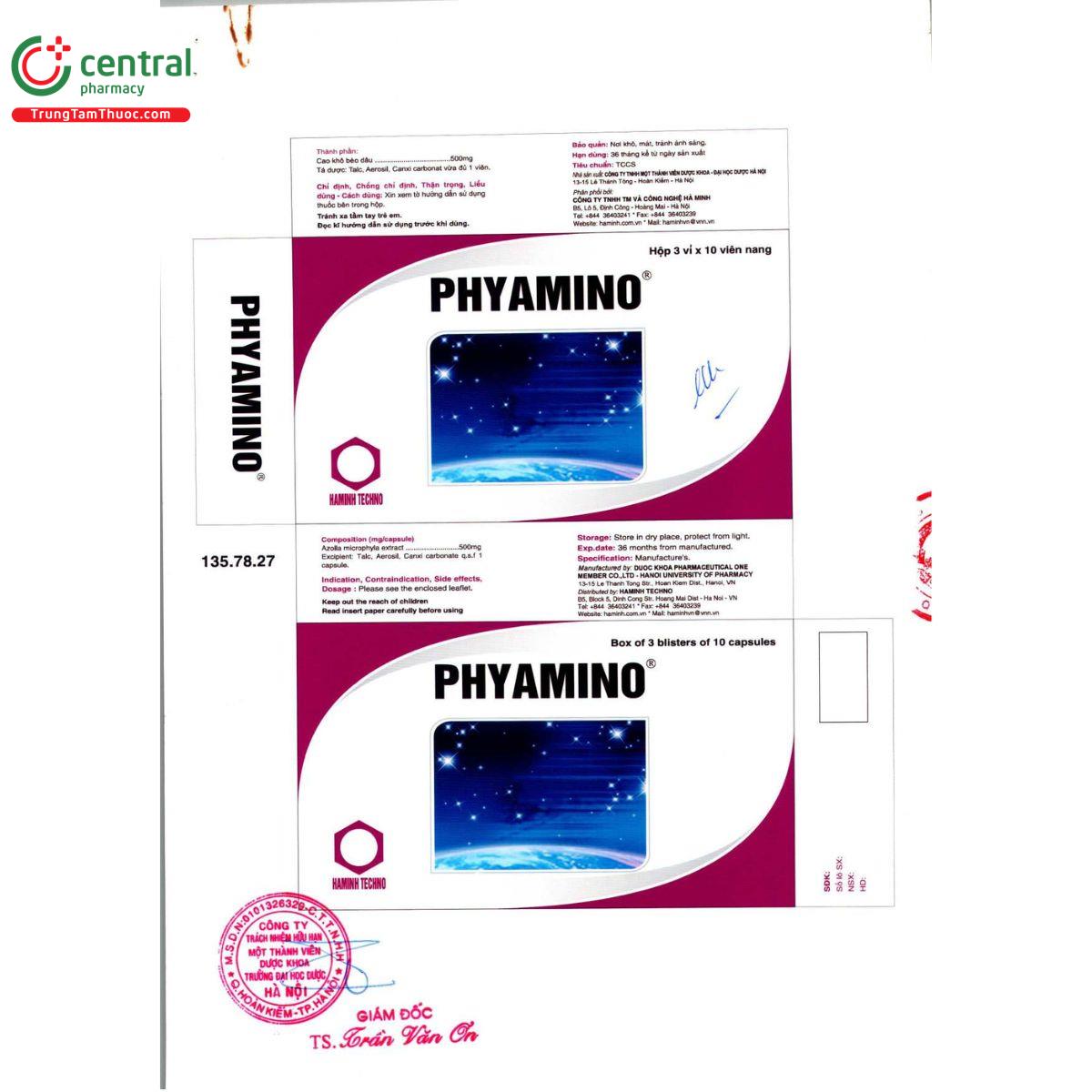 thuoc phyamino 4 I3583 thuoc phyamino 4 I3583