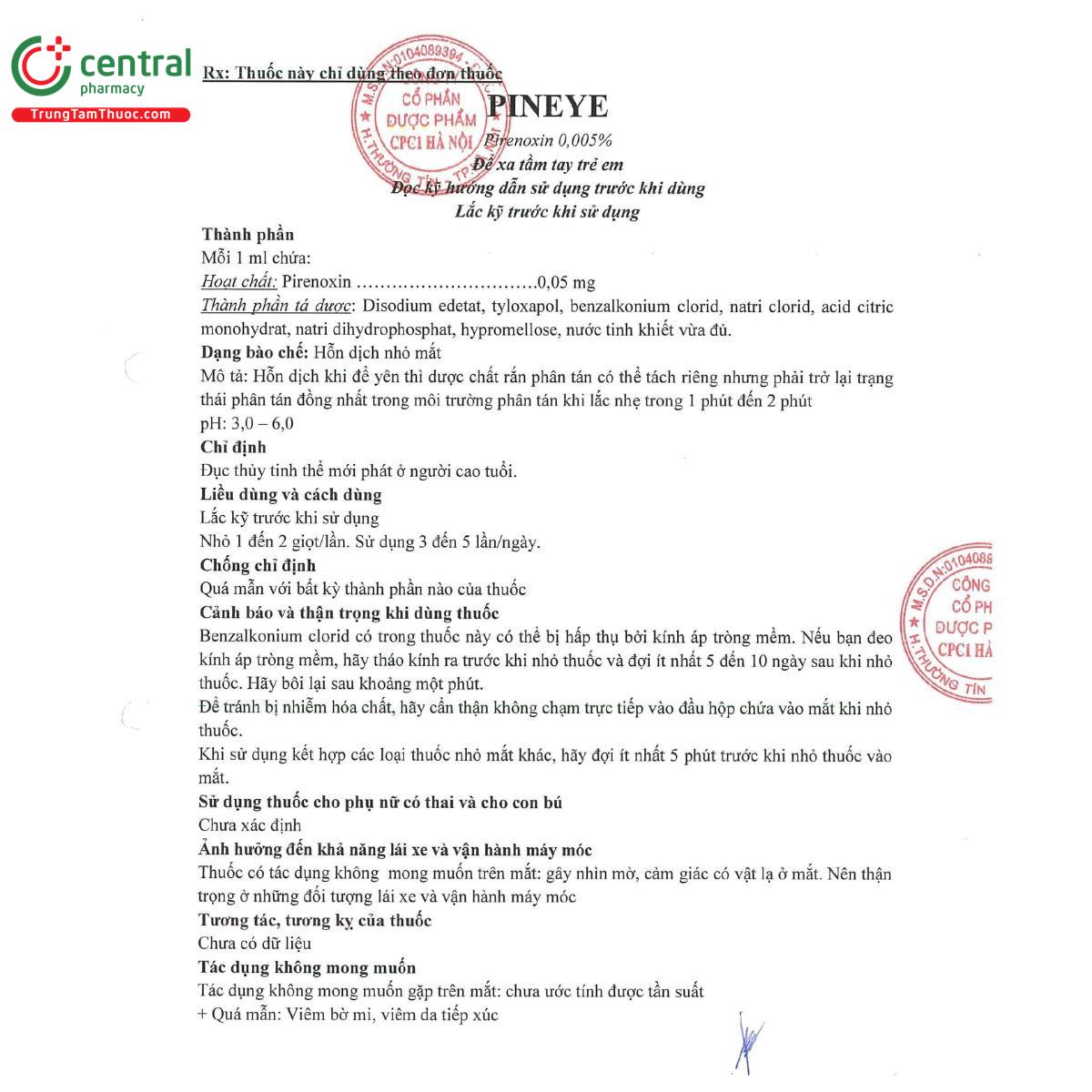 thuoc pineye 0005 6 H3678