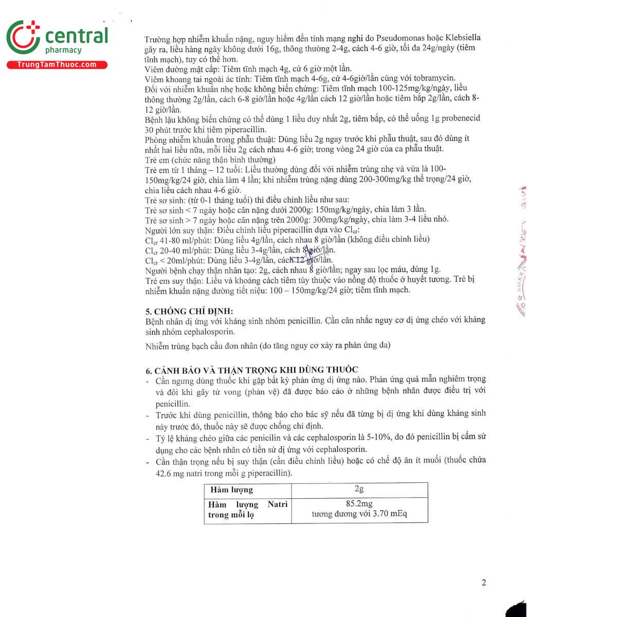 thuoc piperacillin panpharma 2g 5 I3748