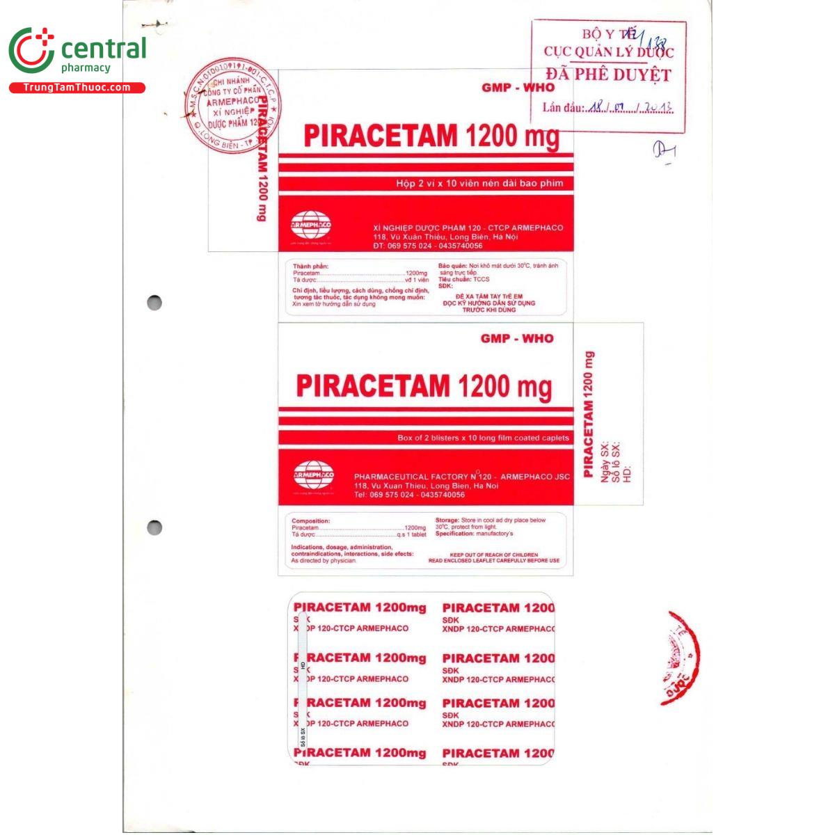 thuoc piracetam 1200mg armephaco 3 N5405