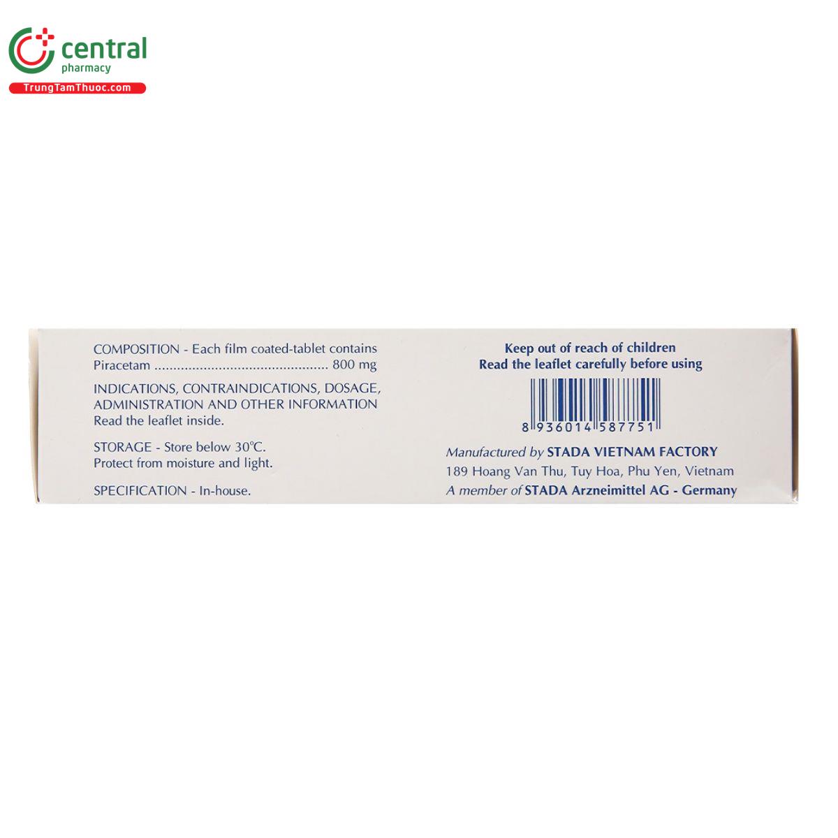 thuoc piracetam stada 800mg 5 A0650