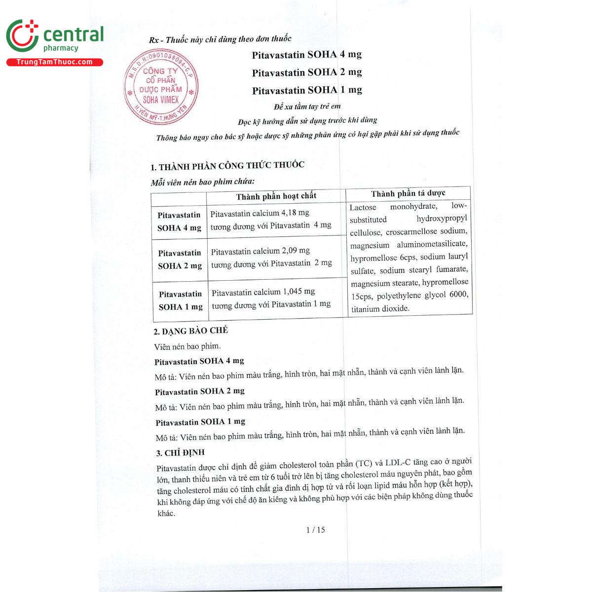 thuoc pitavastatin soha 1 I3238 thuoc pitavastatin soha 1 I3238