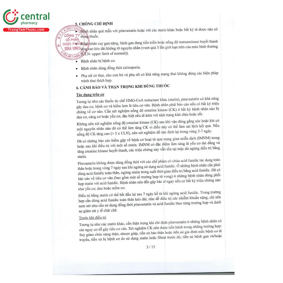 thuoc pitavastatin soha 3 S7138 thuoc pitavastatin soha 3 S7138