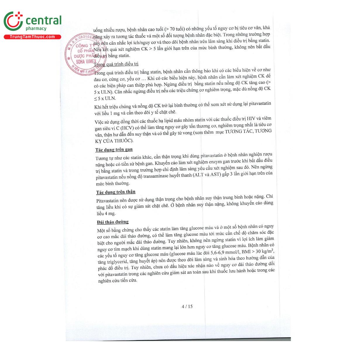 thuoc pitavastatin soha 4 P6556 thuoc pitavastatin soha 4 P6556
