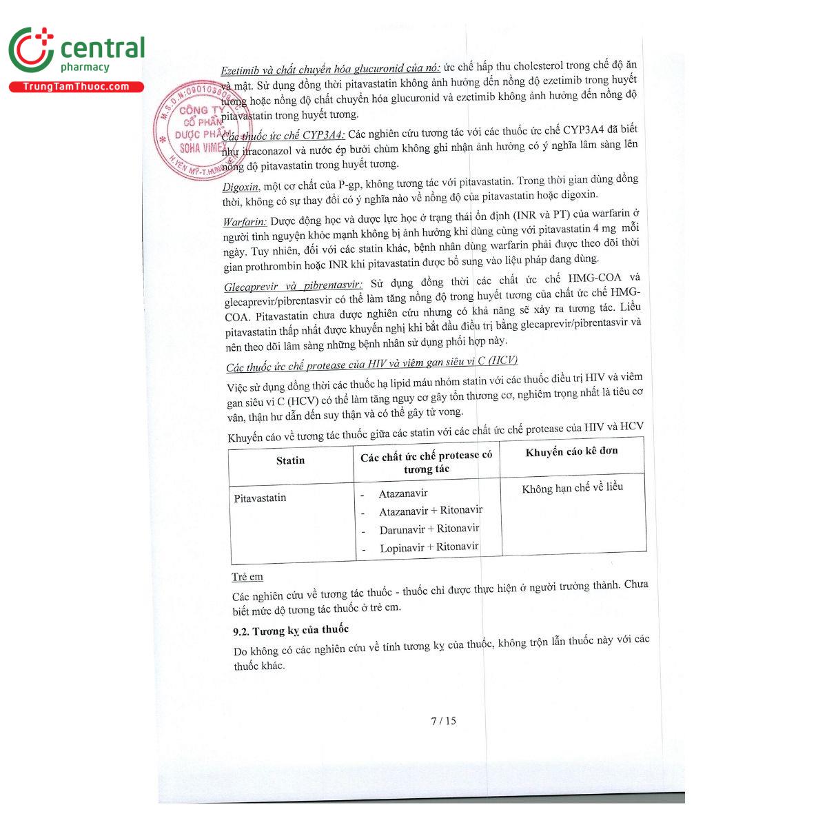 thuoc pitavastatin soha 7 J3563 thuoc pitavastatin soha 7 J3563