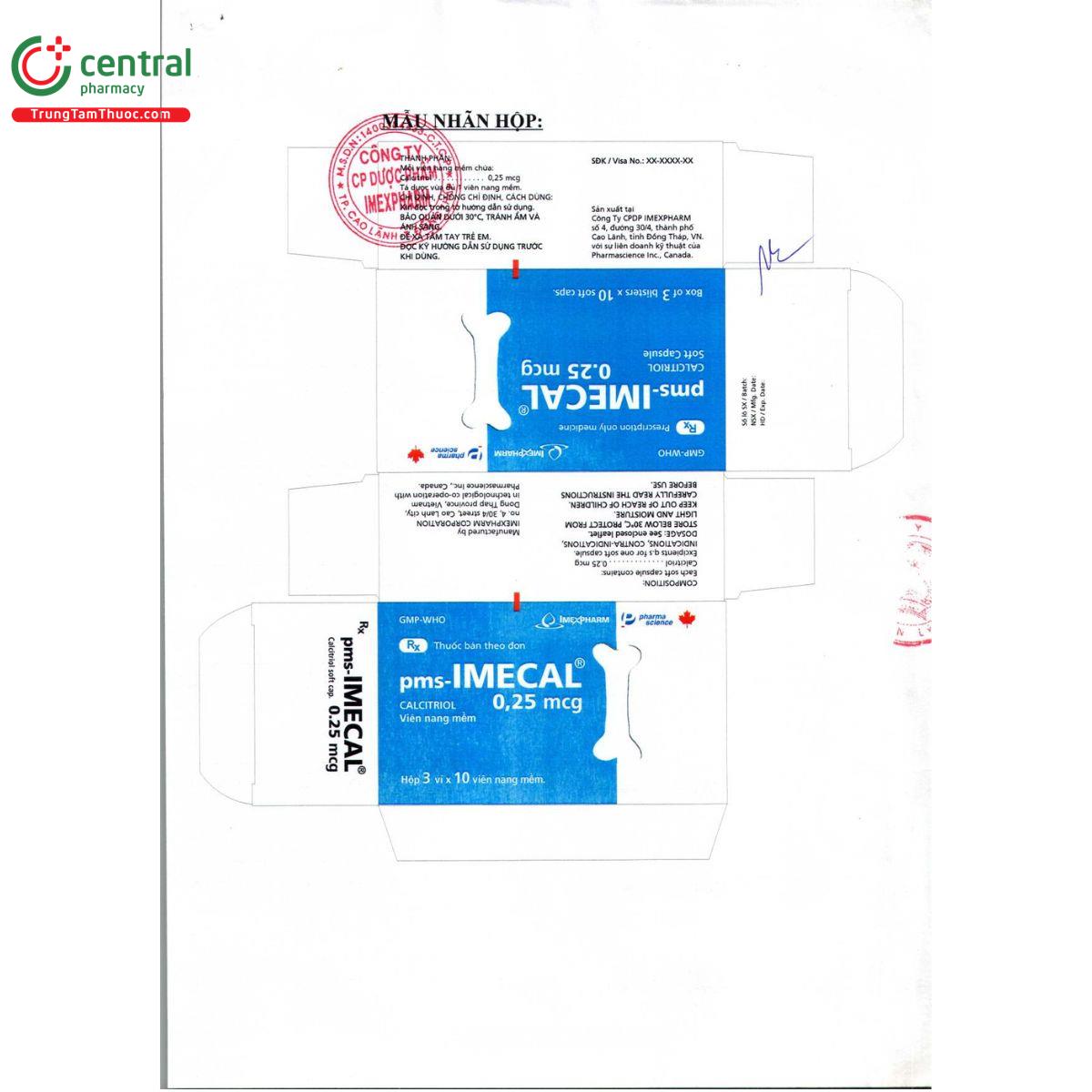 thuoc pms imecal 025mcg 4 E2114
