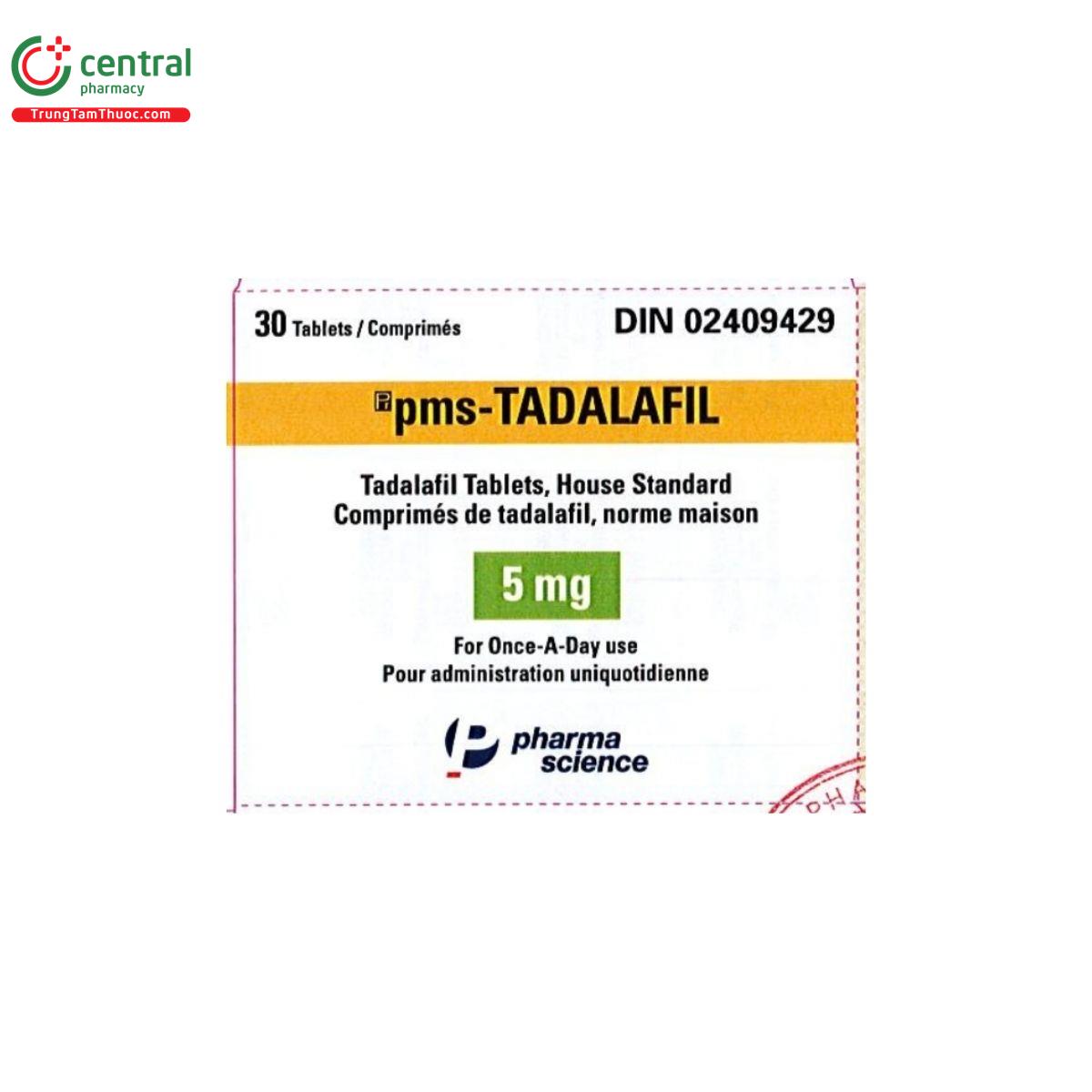 thuoc pms tadalafil 5 1 E1550 thuoc pms tadalafil 5 1 E1550