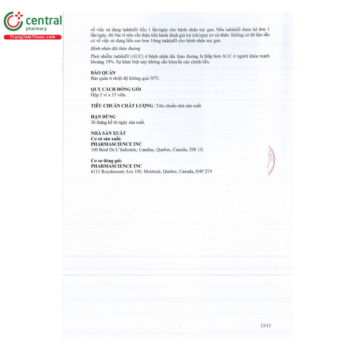 thuoc pms tadalafil 5 16 S7808 thuoc pms tadalafil 5 16 S7808