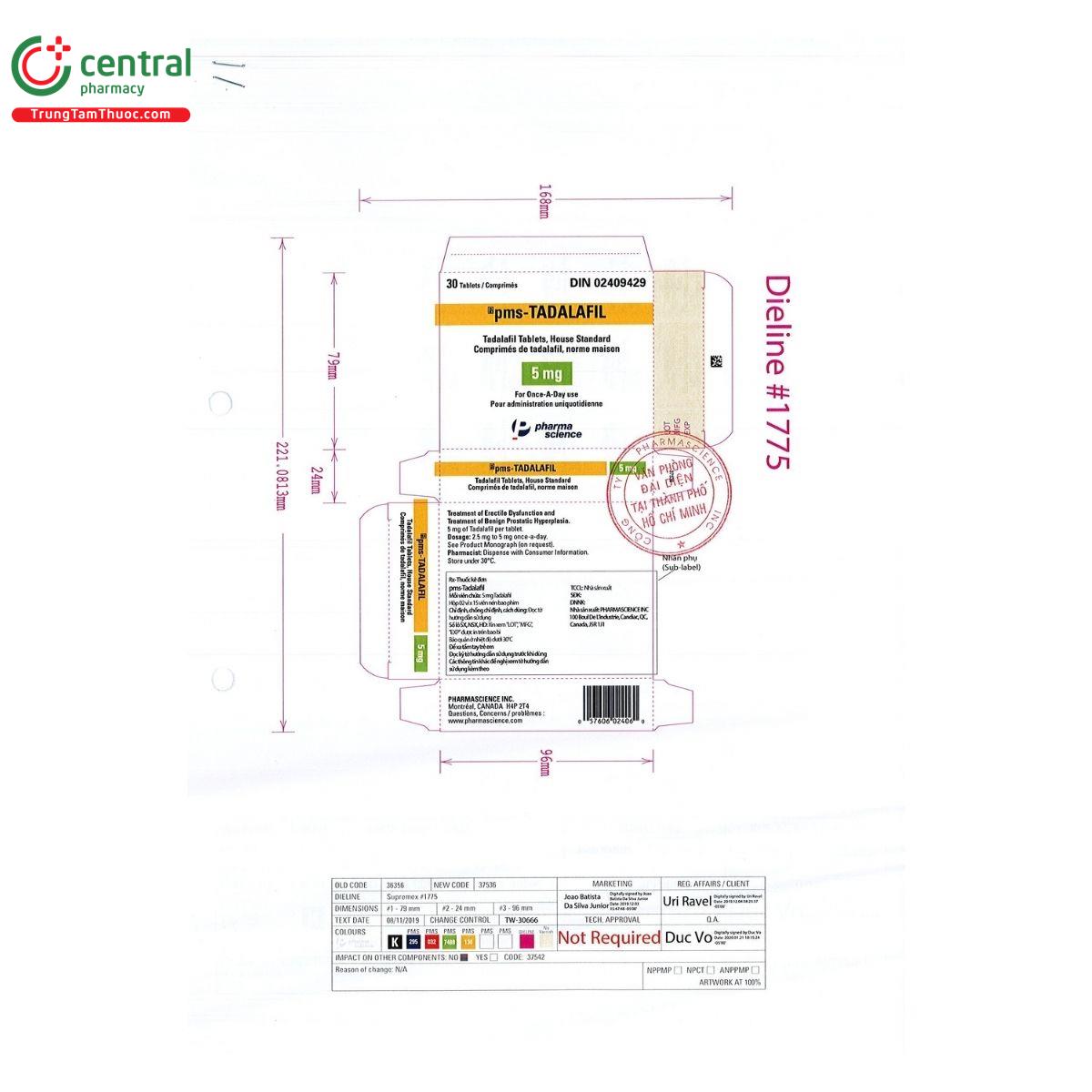 thuoc pms tadalafil 5 2 T7811 thuoc pms tadalafil 5 2 T7811