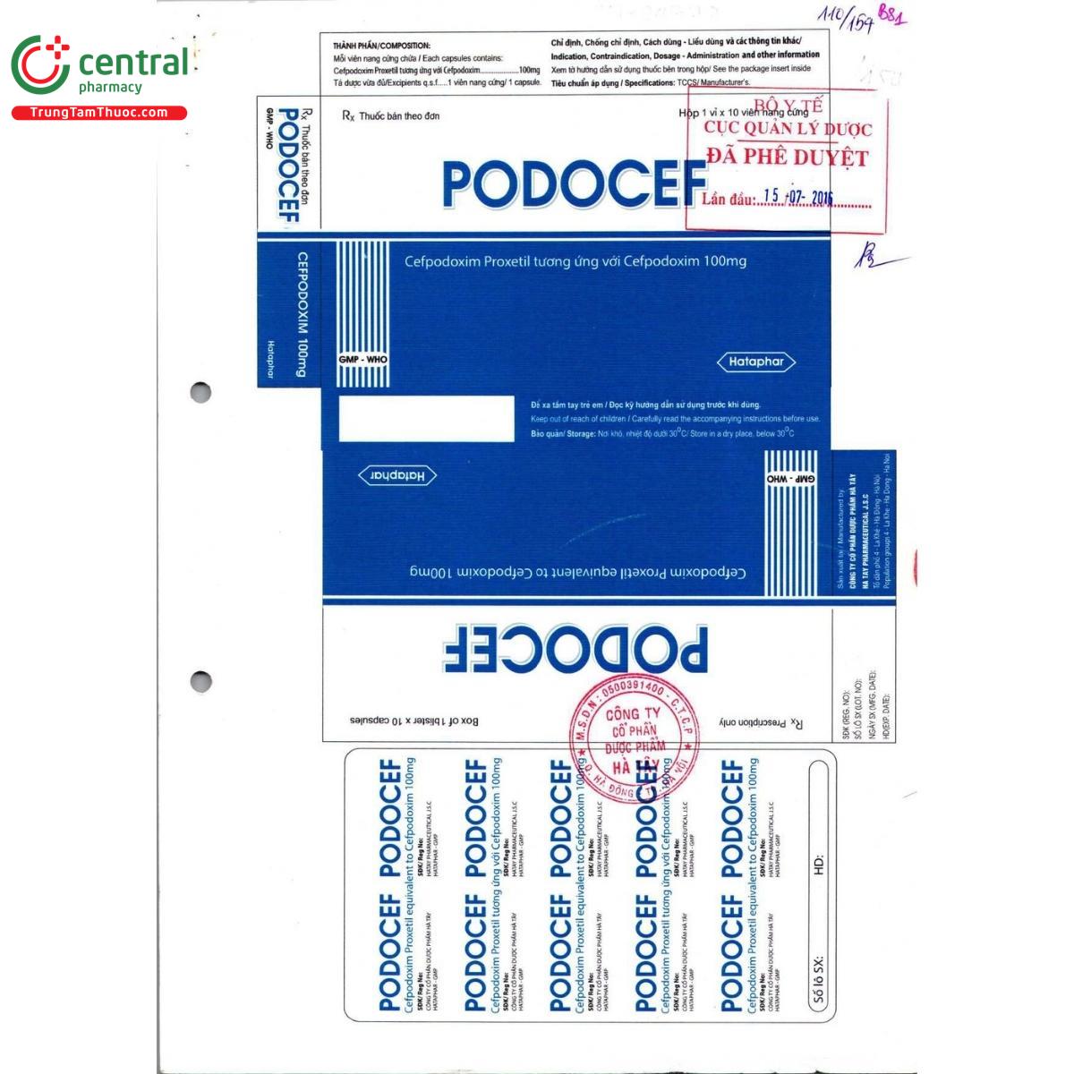 thuoc podocef 100mg 2 Q6061