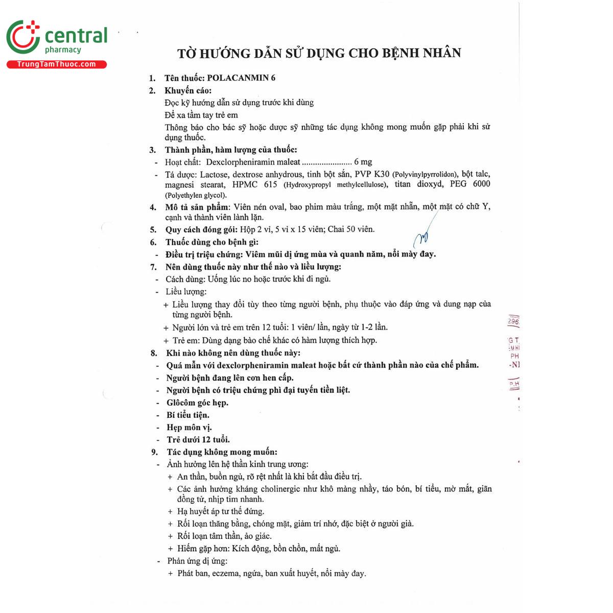 thuoc polacanmin 6 9 L4247 thuoc polacanmin 6 9 L4247