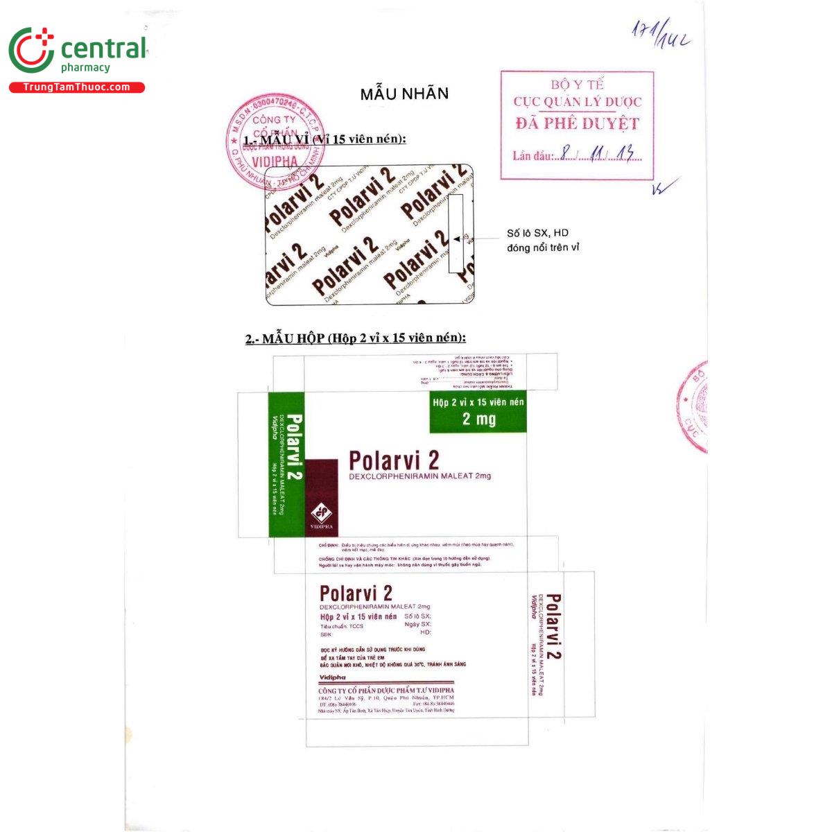 thuoc polarvi 2 8 K4360 thuoc polarvi 2 8 K4360