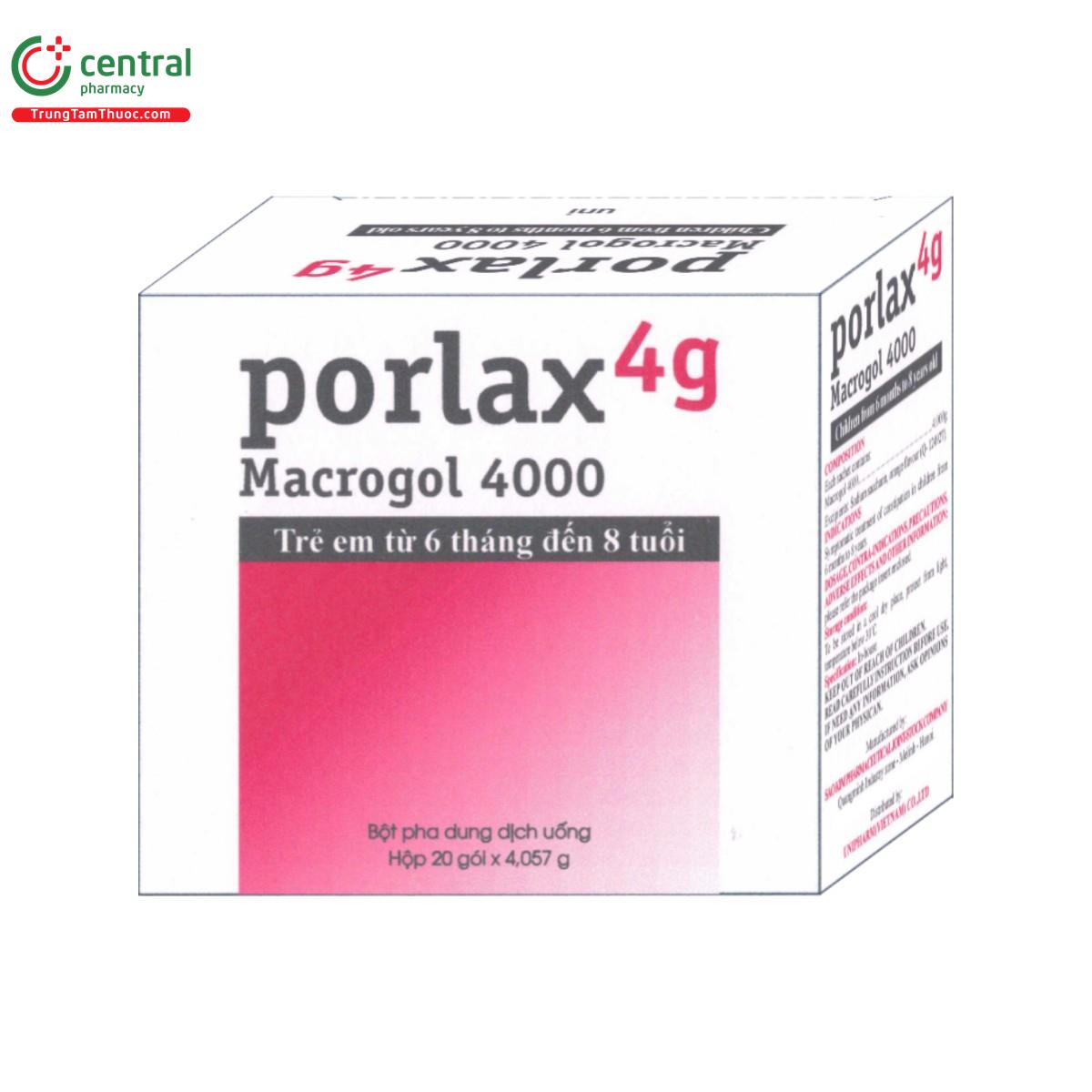 thuoc porlax 4g K4351 thuoc porlax 4g K4351
