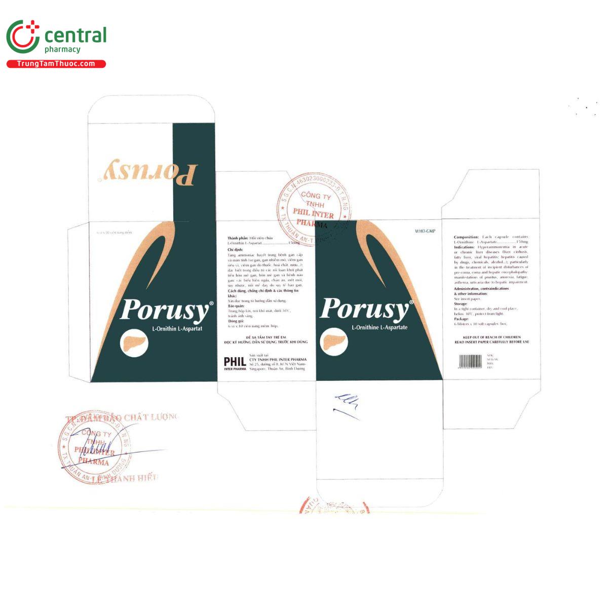 thuoc porusy 4 P6501 thuoc porusy 4 P6501