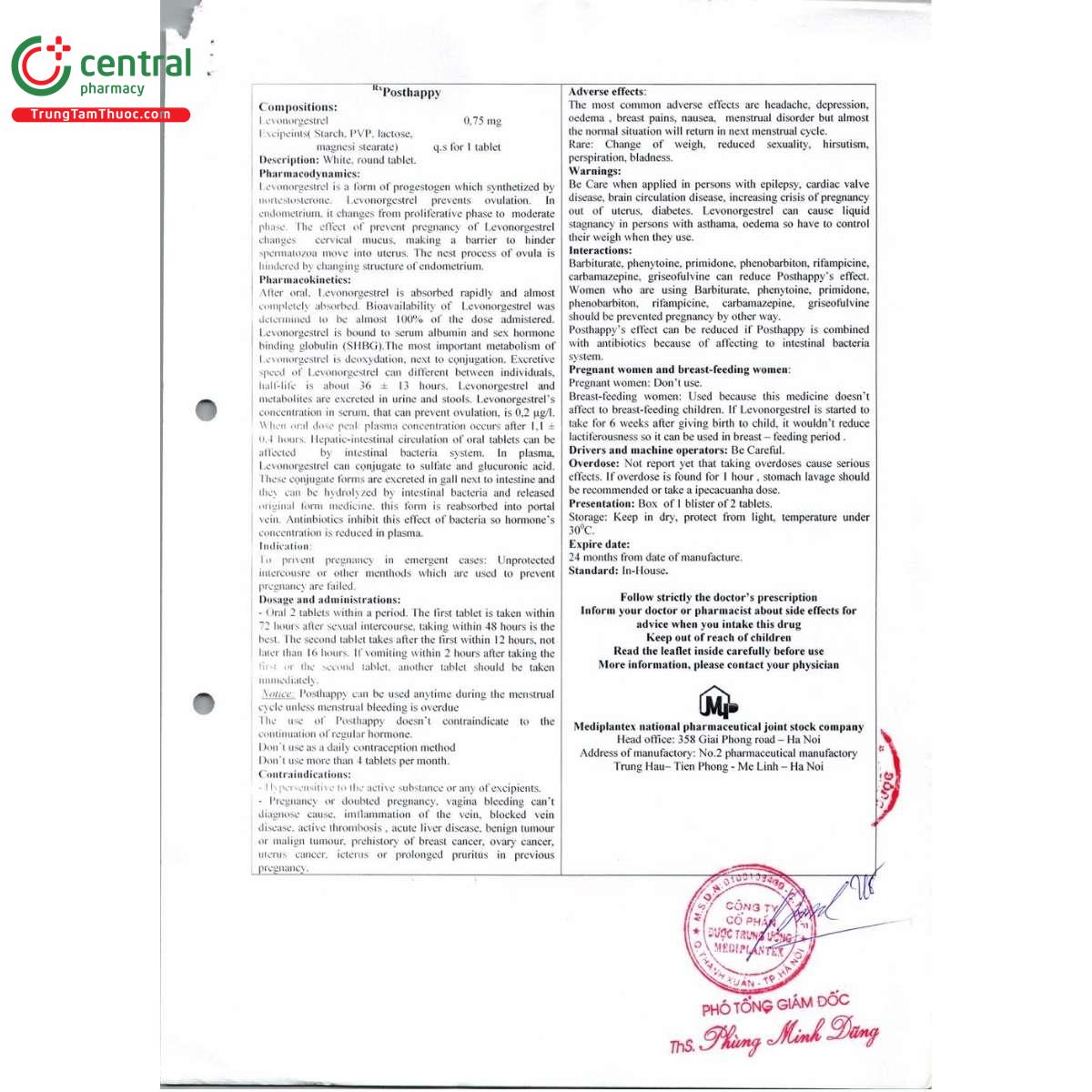 thuoc posthappy 2 4 C1271 thuoc posthappy 2 4 C1271