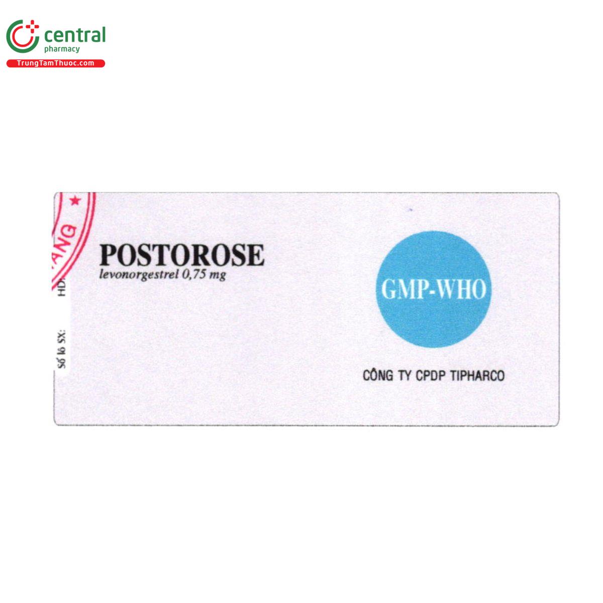 thuoc postorose 0 75 mg 2 L4486 thuoc postorose 0 75 mg 2 L4486