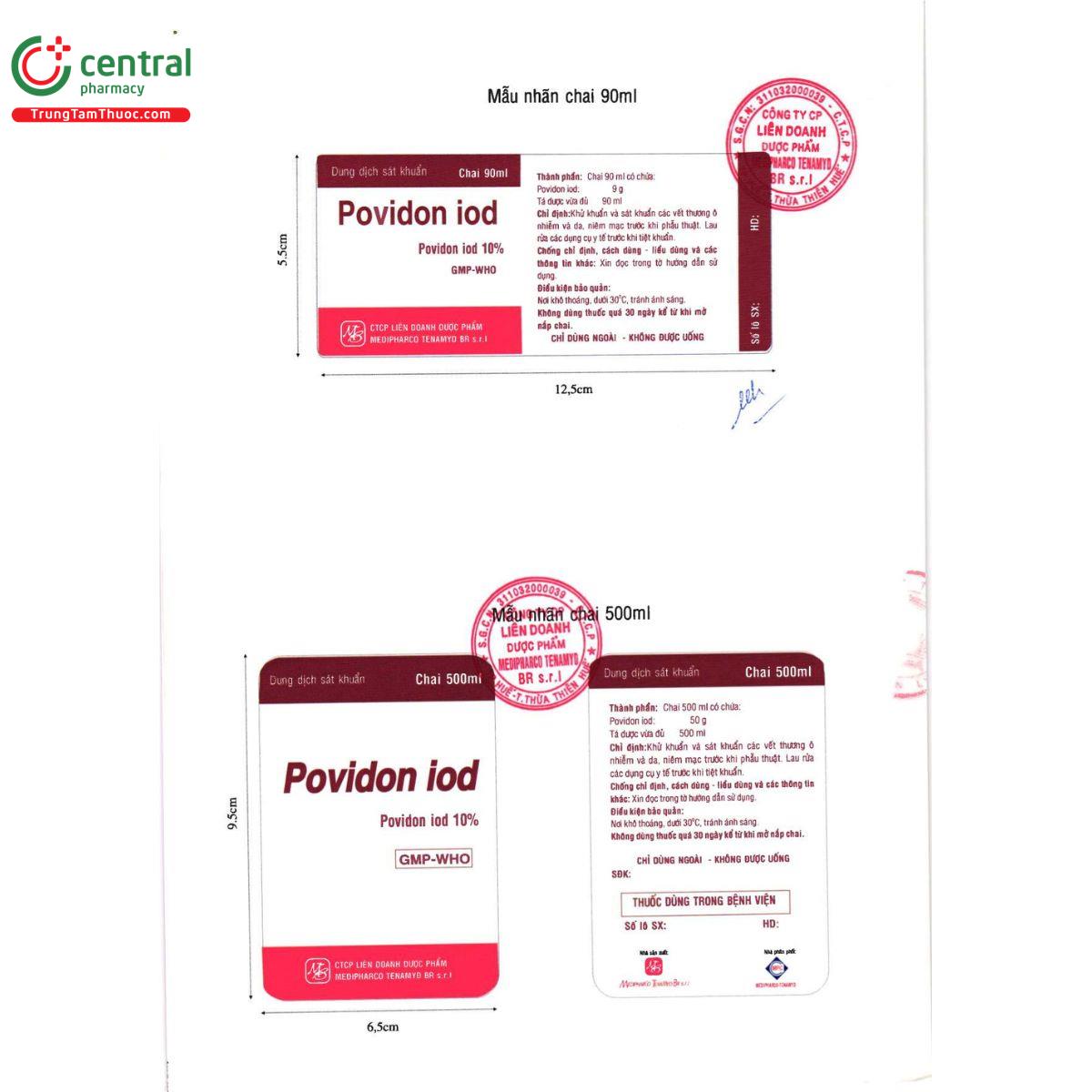thuoc povidon iod 10 medipharco 6 G2250 thuoc povidon iod 10 medipharco 6 G2250