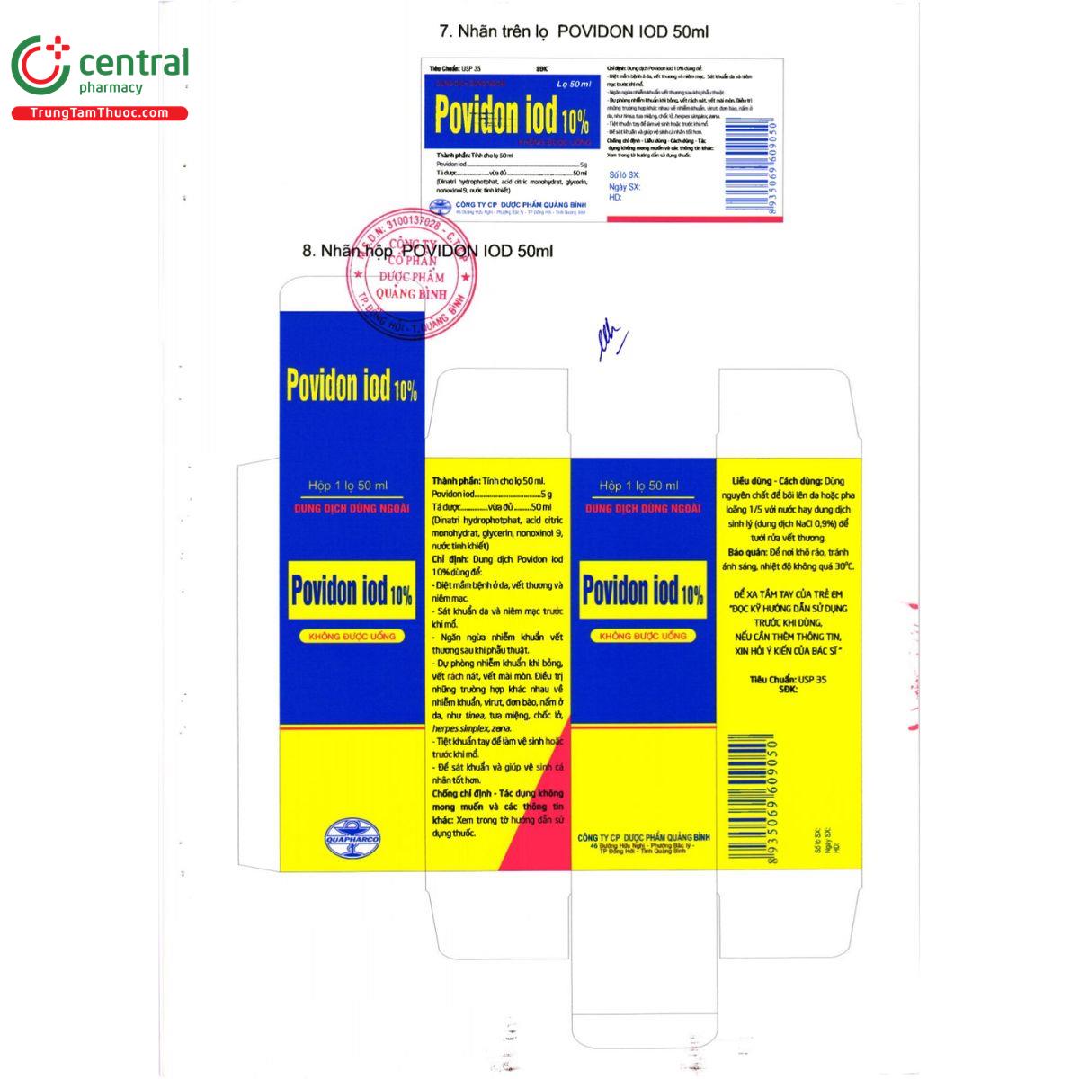 thuoc povidon iod 10 quapharco 5 B0744 thuoc povidon iod 10 quapharco 5 B0744