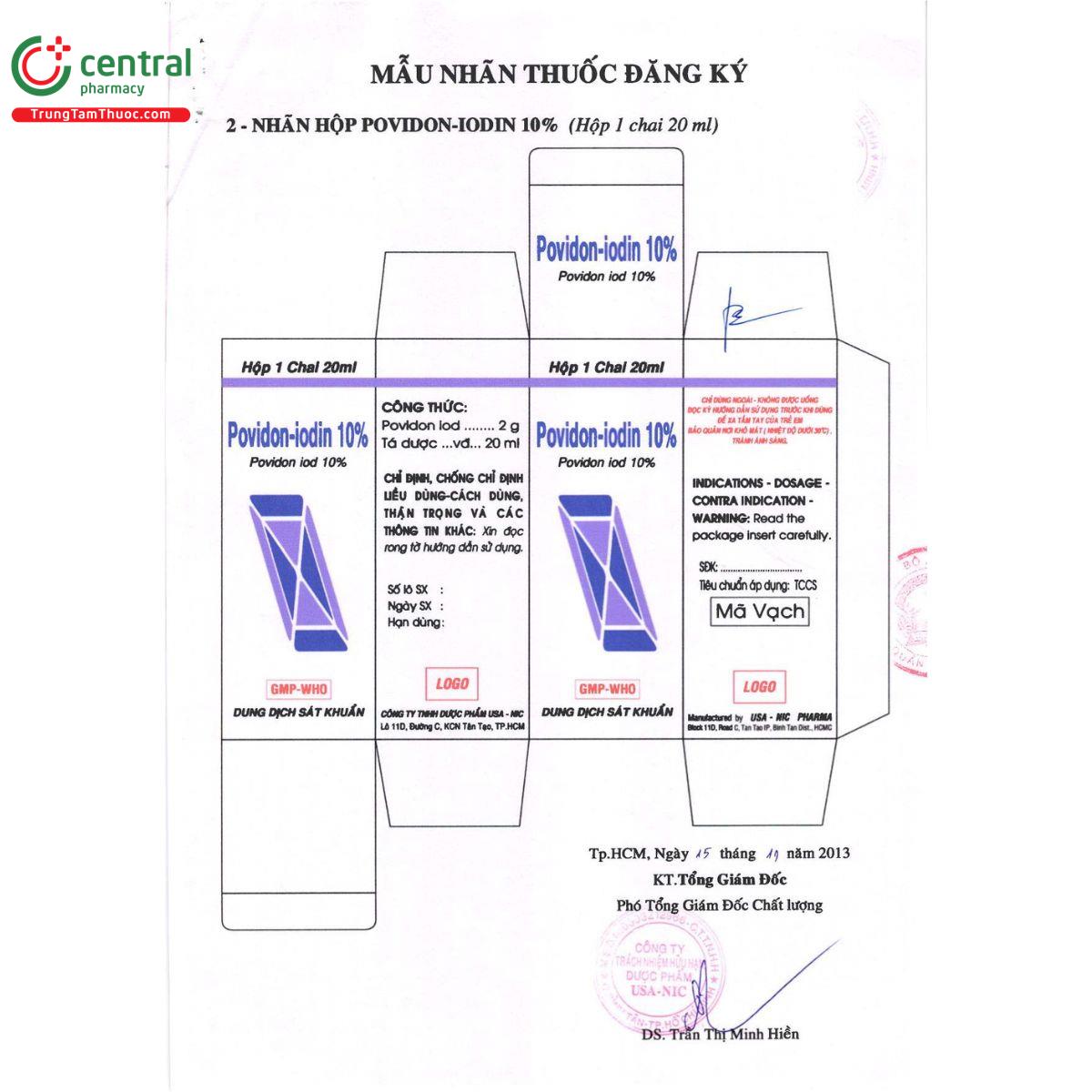 thuoc povidon iodin 10 usa nic pharma 4 Q6187 thuoc povidon iodin 10 usa nic pharma 4 Q6187