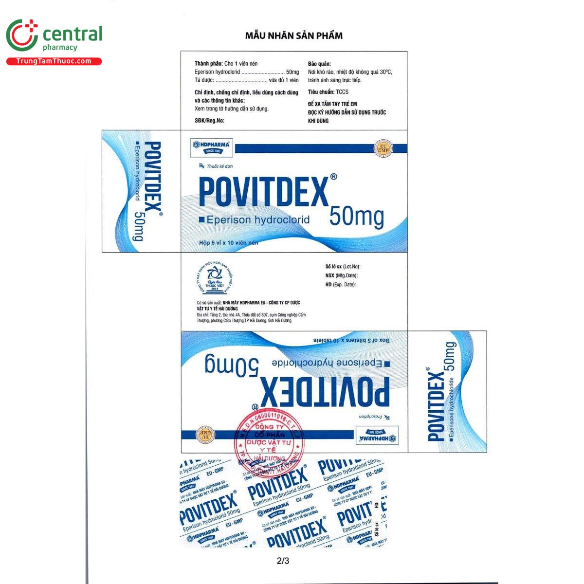 thuoc povitdex 50mg 3 L4082 thuoc povitdex 50mg 3 L4082