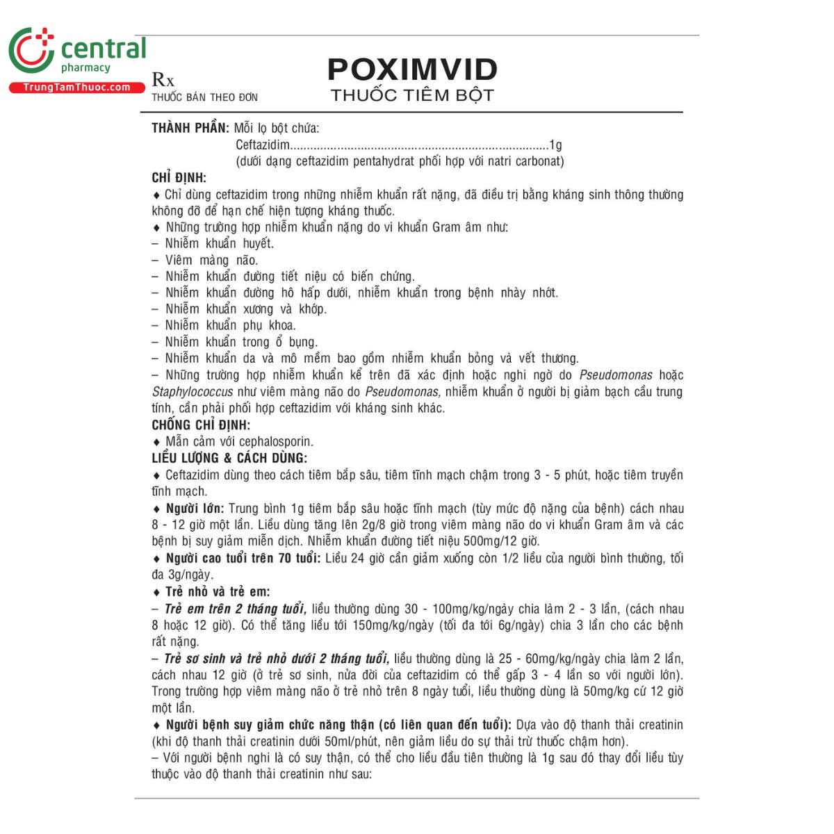 thuoc poximvid 1g 2 V8208