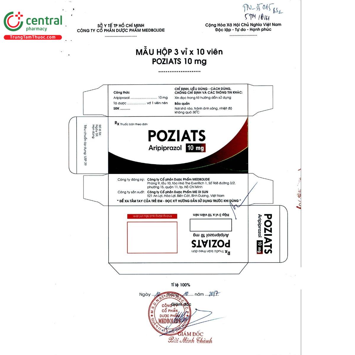 thuoc poziats 10mg 5 A0475 thuoc poziats 10mg 5 A0475