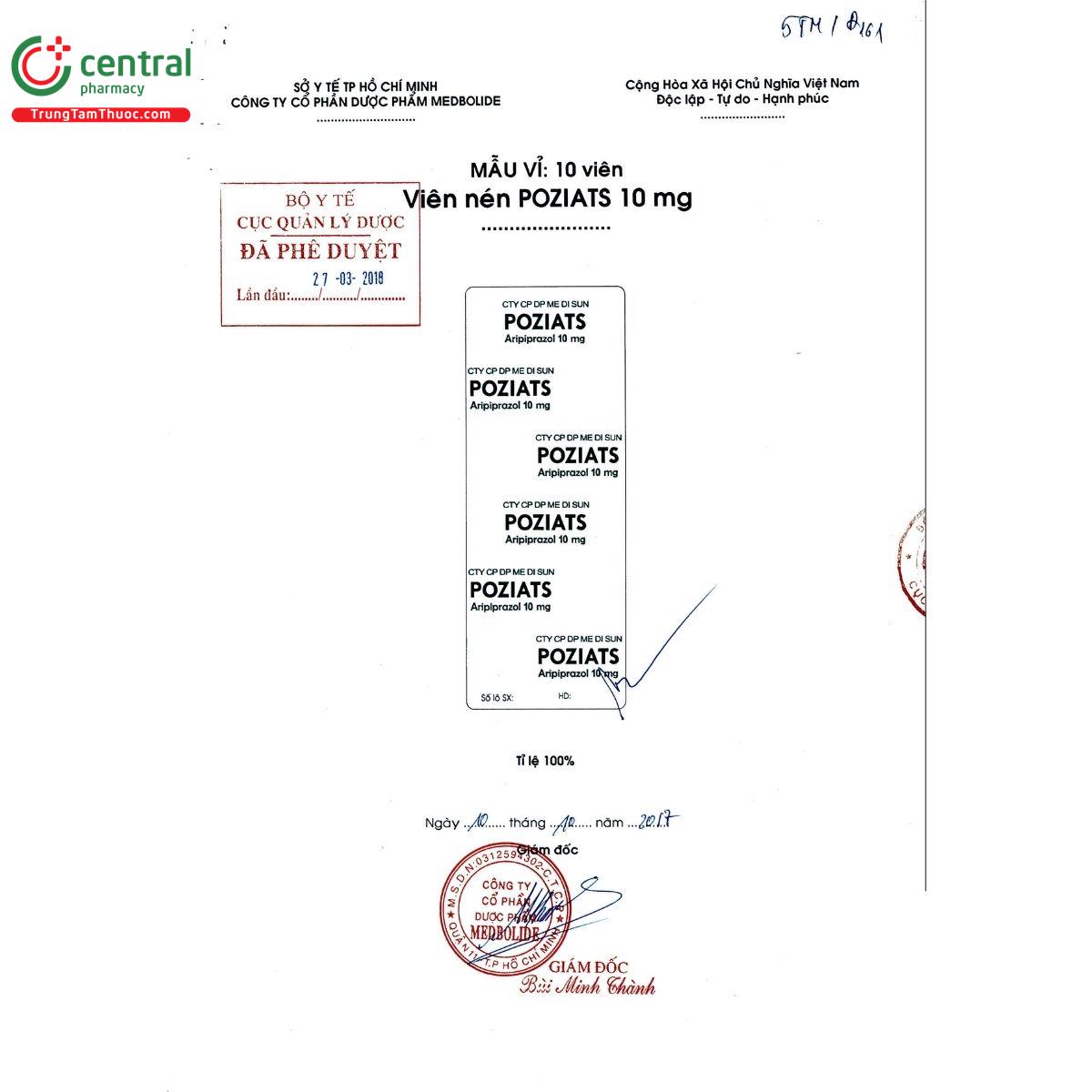 thuoc poziats 10mg 6 H2113 thuoc poziats 10mg 6 H2113