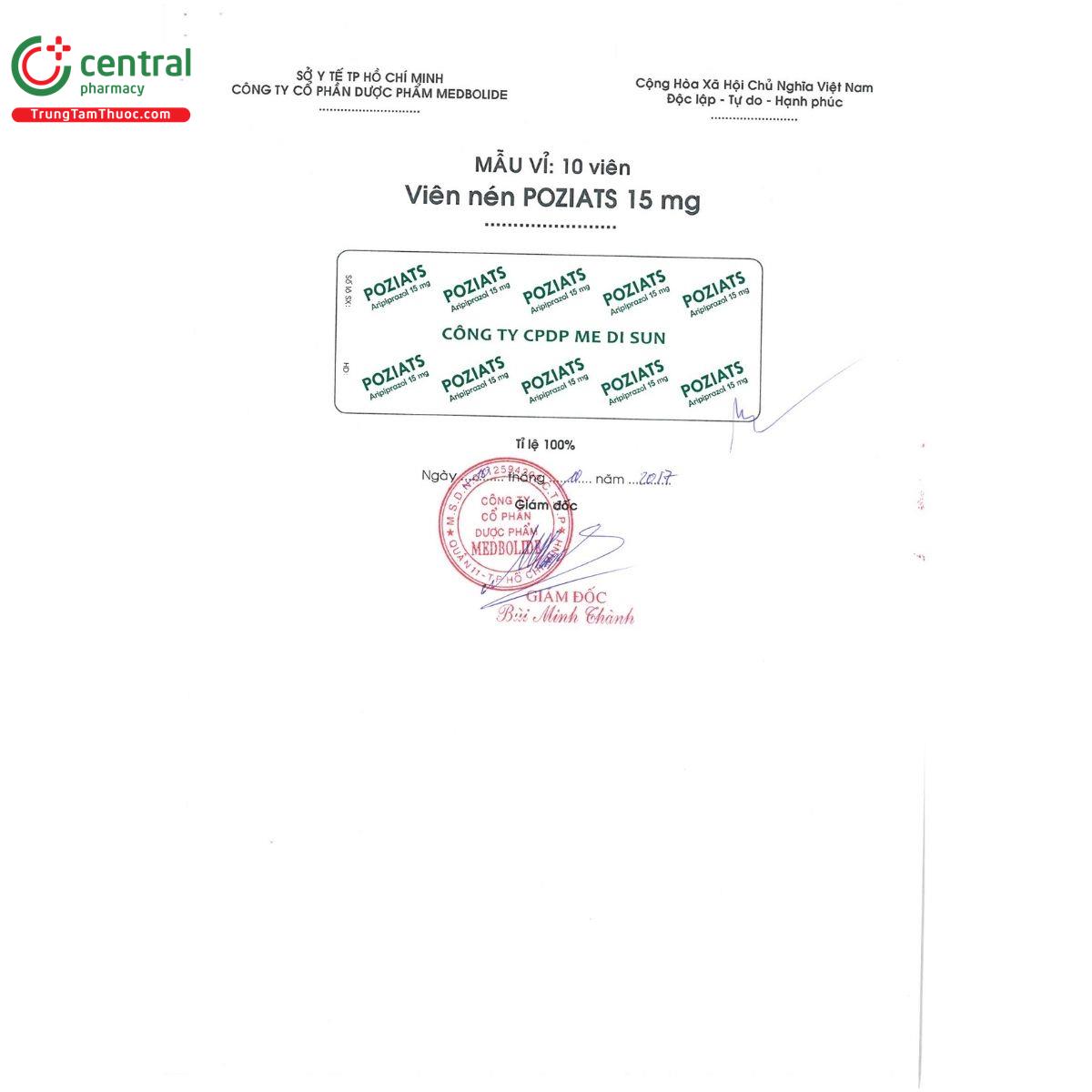 thuoc poziats 15mg 4 H3343 thuoc poziats 15mg 4 H3343