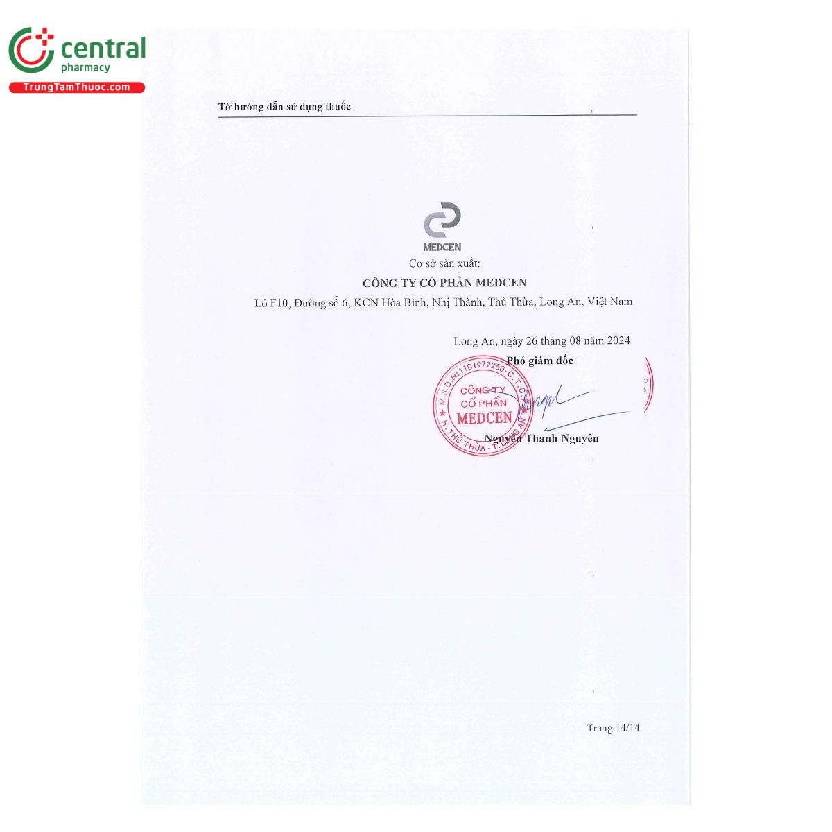 thuoc precen 7 5 16 K4654