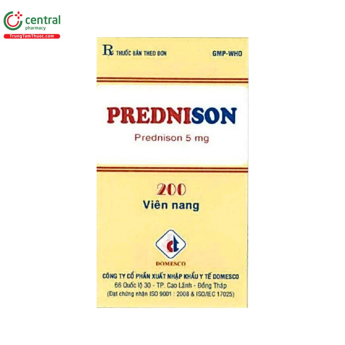 thuoc prednison 5mg domesco vien nang 1 S7107