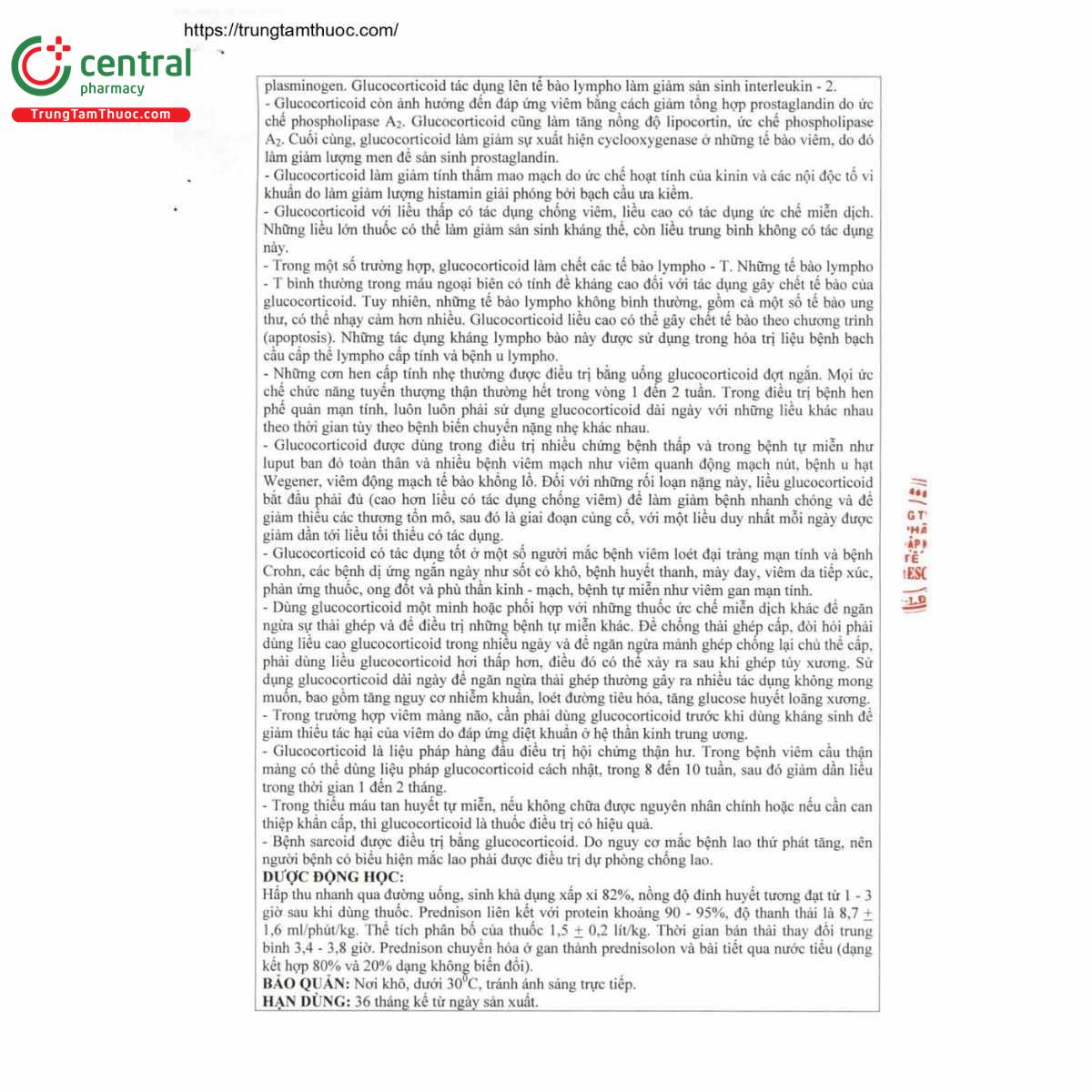 thuoc prednison 5mg domesco vien nen 5 G2064