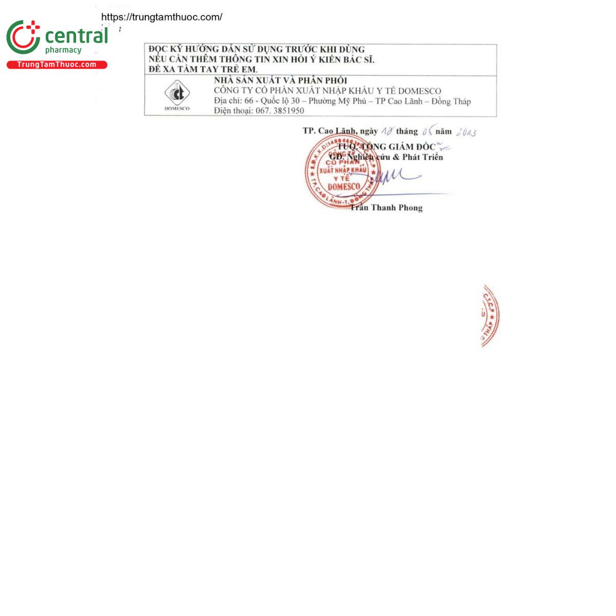 thuoc prednison 5mg domesco vien nen bao phim 6 B0628