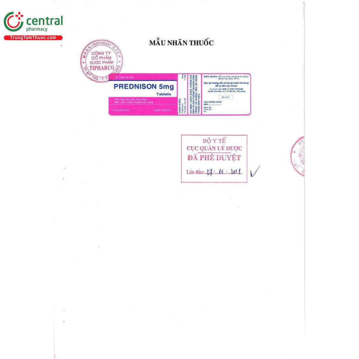 thuoc prednison 5mg tipharco 3 V8040 thuoc prednison 5mg tipharco 3 V8040