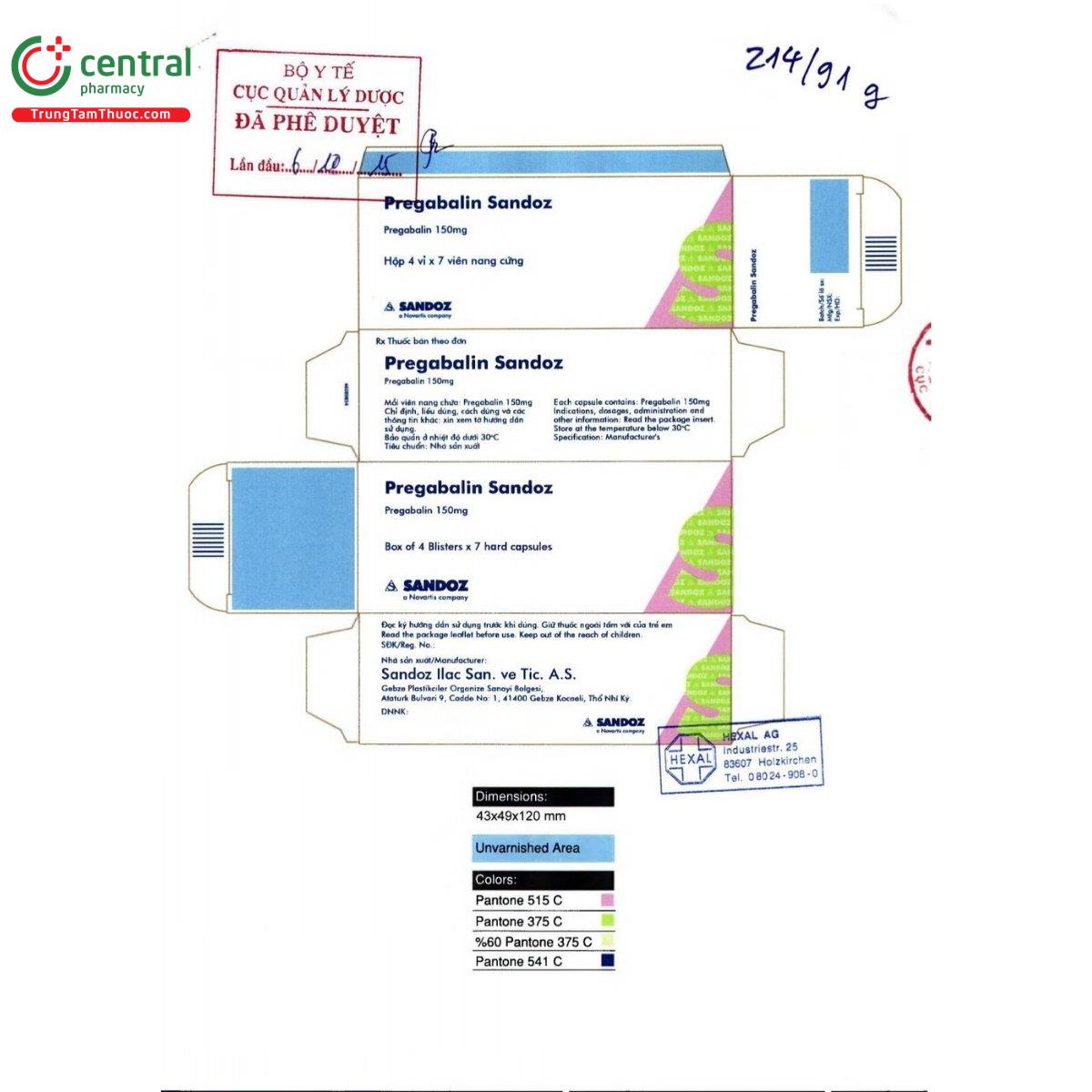 thuoc pregabalin sandoz 150mg 2 D1728 thuoc pregabalin sandoz 150mg 2 D1728
