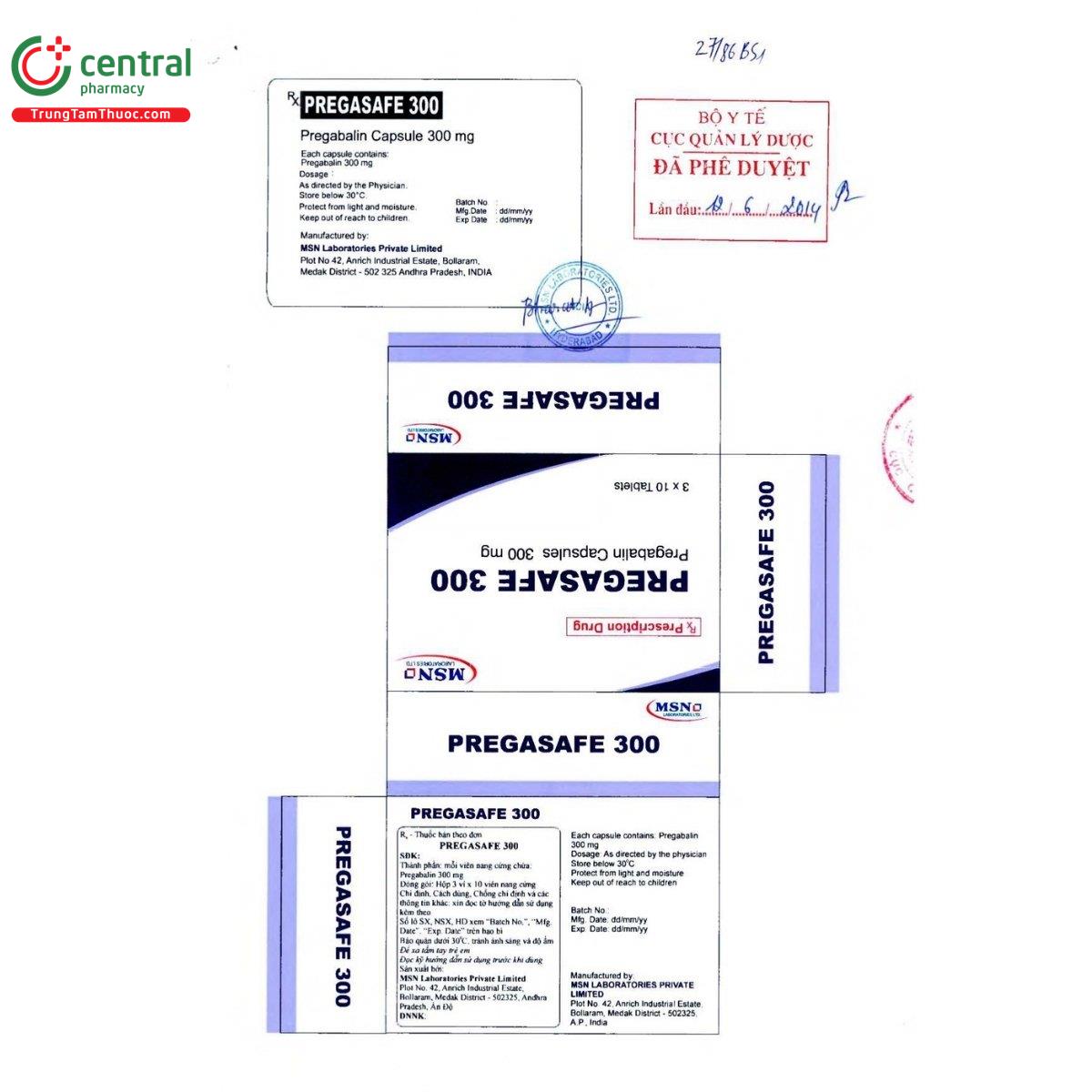 thuoc pregasafe 300 2 U8111 thuoc pregasafe 300 2 U8111