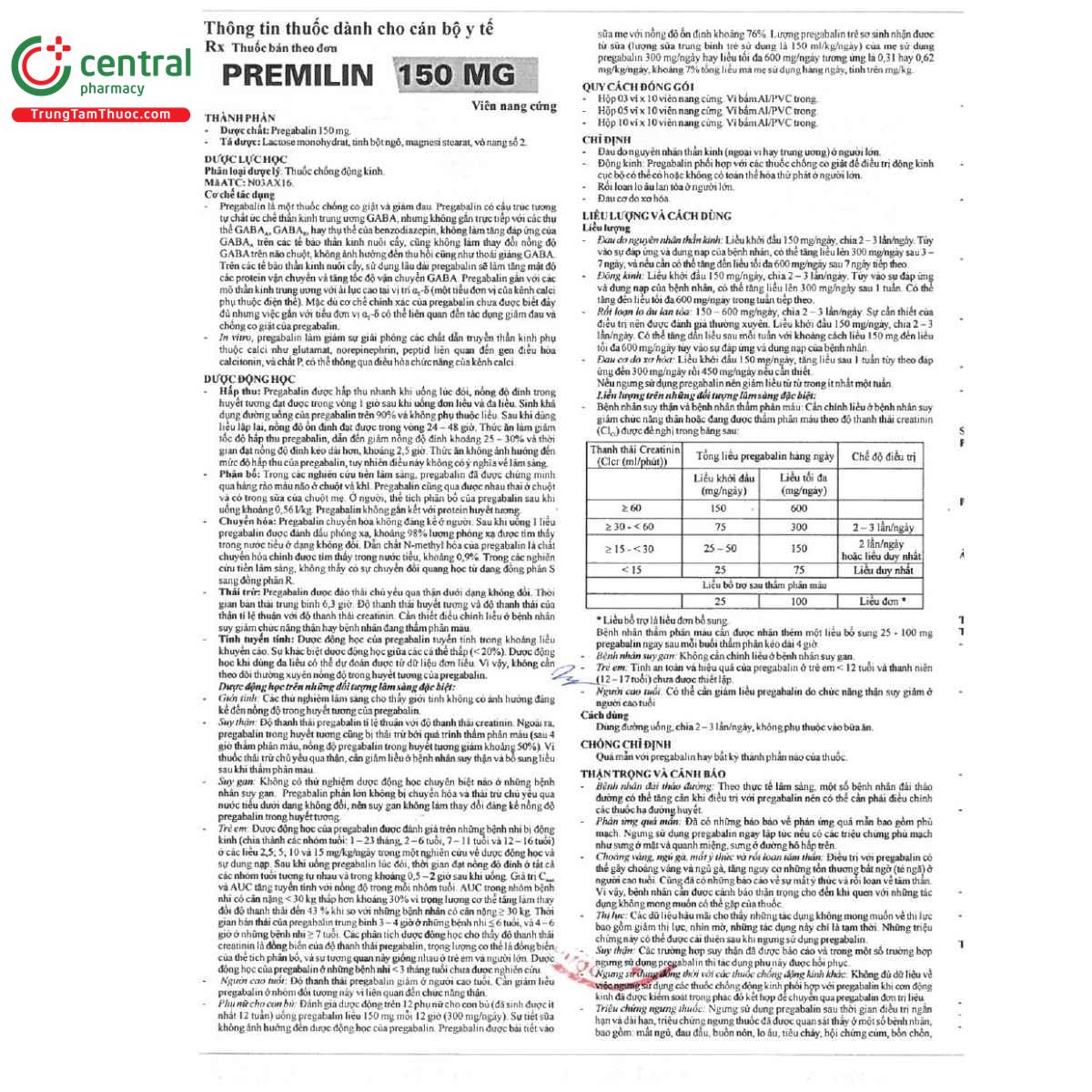 thuoc premilin 150mg 4 E1788 thuoc premilin 150mg 4 E1788