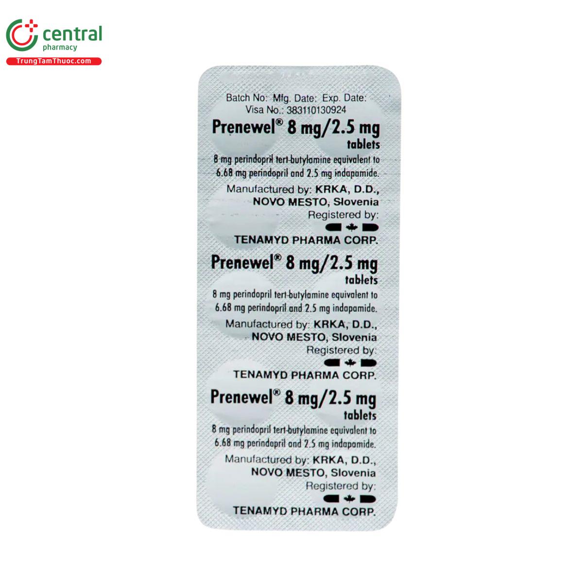 thuoc prenewel 8mg 2 5mg tablets 4 K4220 thuoc prenewel 8mg 2 5mg tablets 4 K4220