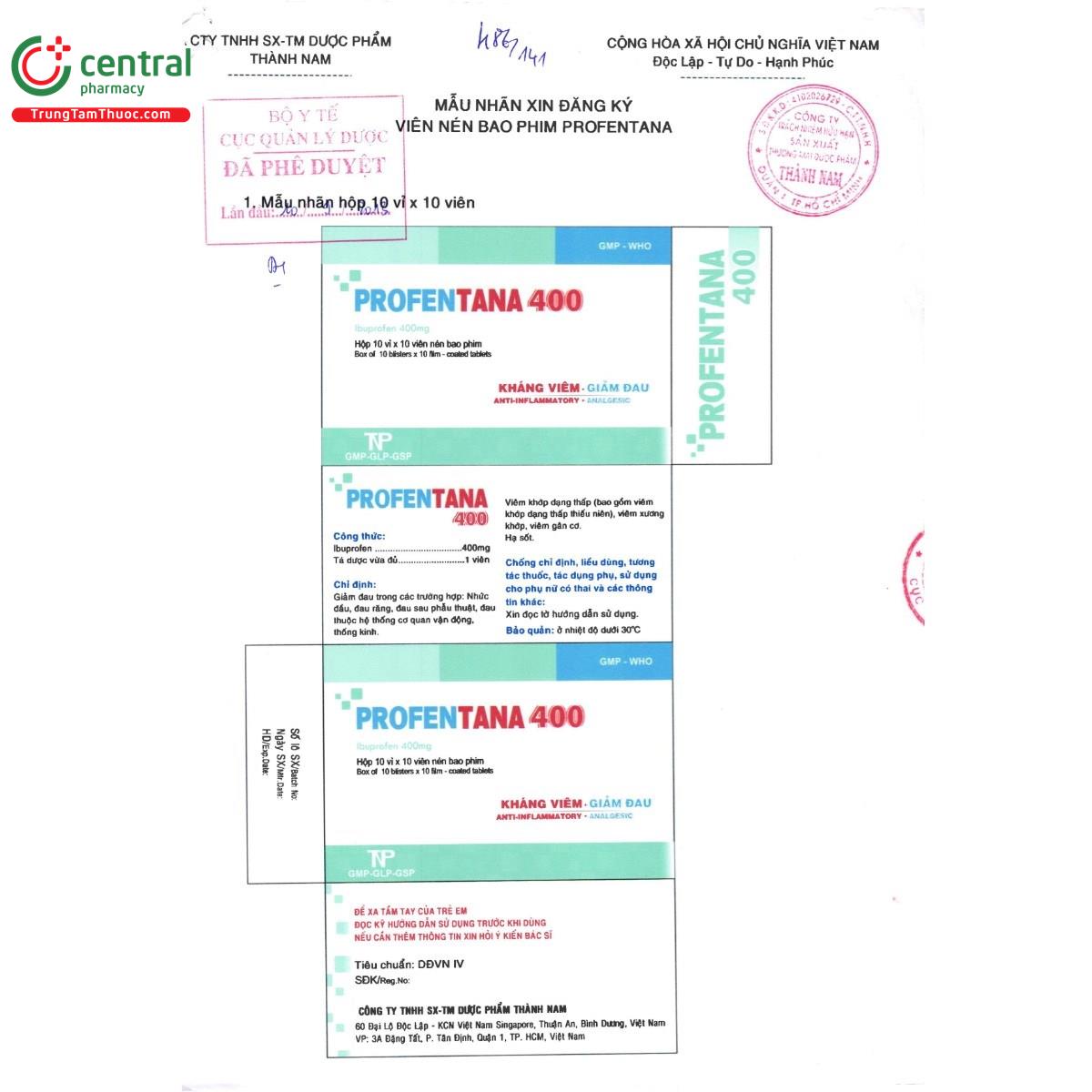 thuoc profentana 400 4 R7441 thuoc profentana 400 4 R7441
