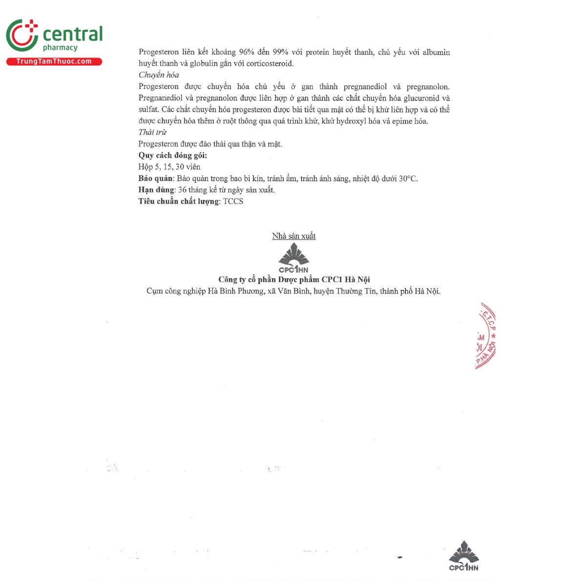 thuoc proges sup 400mg 10 C1150 thuoc proges sup 400mg 10 C1150