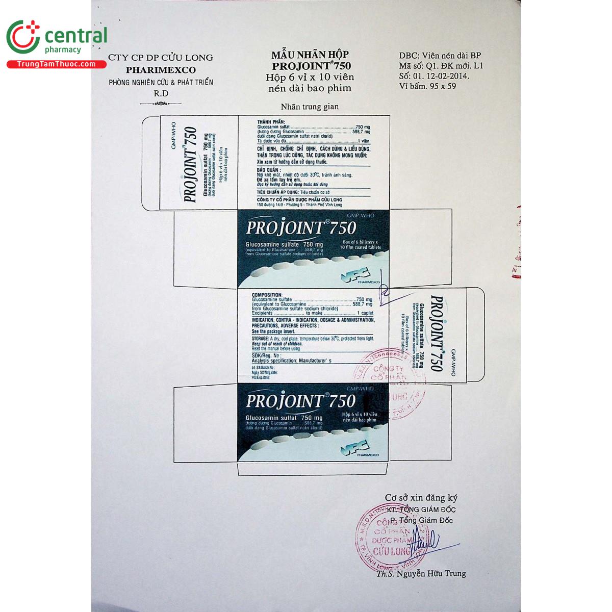 thuoc projoint 750 11 H3263 thuoc projoint 750 11 H3263